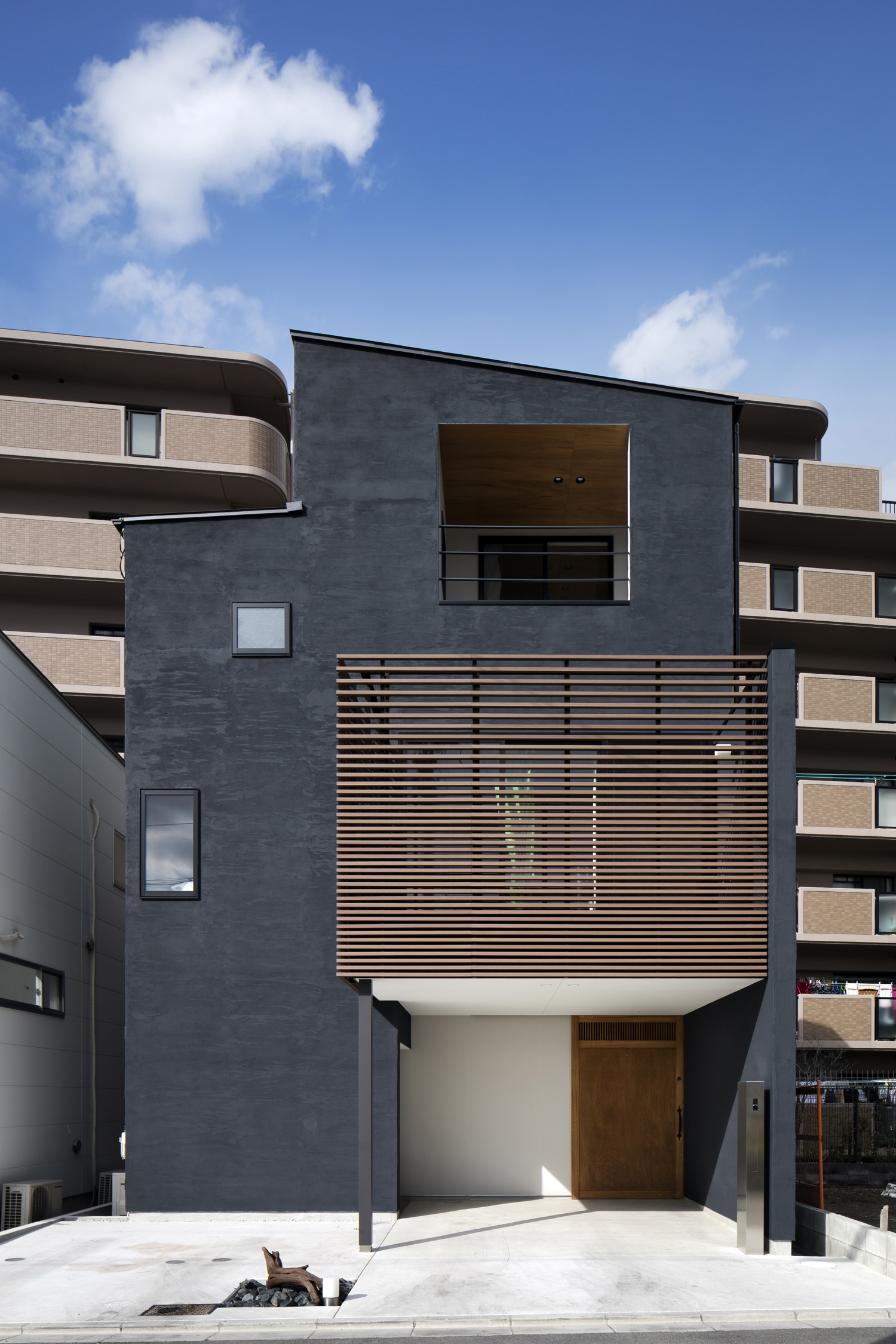 注文住宅・デザイン住宅建築実例_外観 注文住宅・デザイン住宅建築実例_『CASE446 7層の住宅』_外観