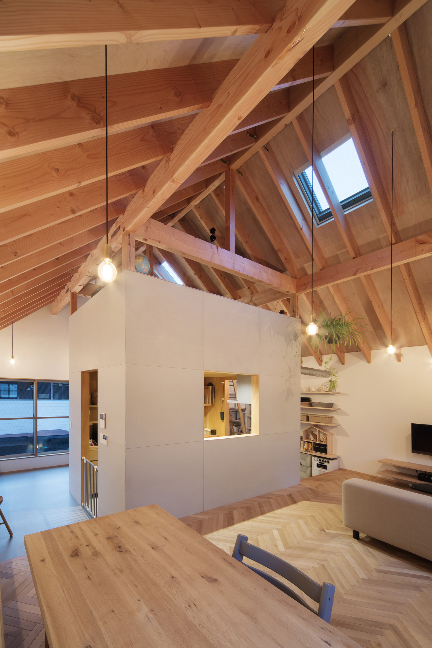 注文住宅・デザイン住宅建築実例_LDK 注文住宅・デザイン住宅建築実例_『CASE525 Rencontre』_LDK