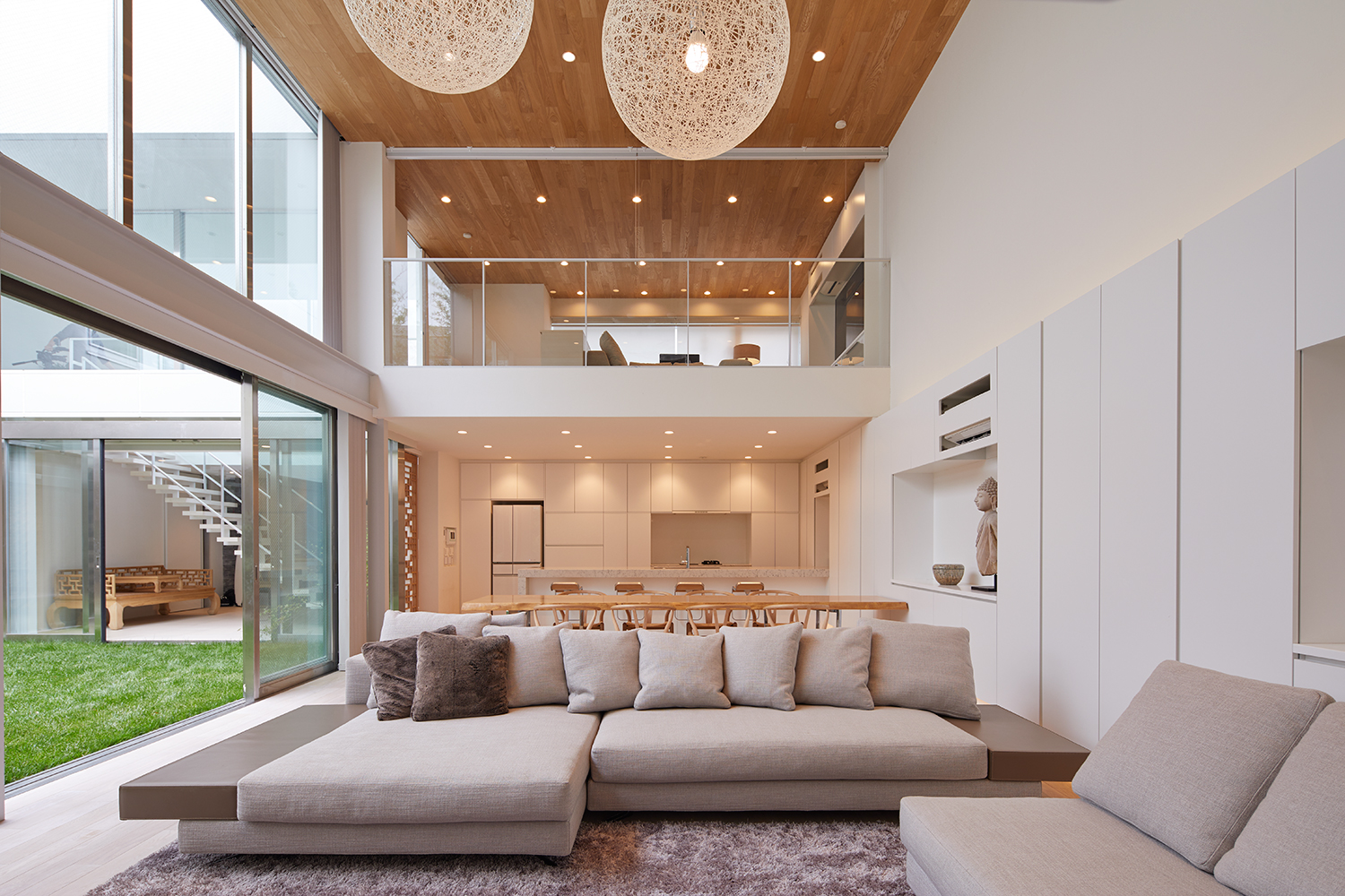 注文住宅・デザイン住宅建築実例_LDK 注文住宅・デザイン住宅建築実例_『CASE455 N邸(社長の邸宅)』_LDK