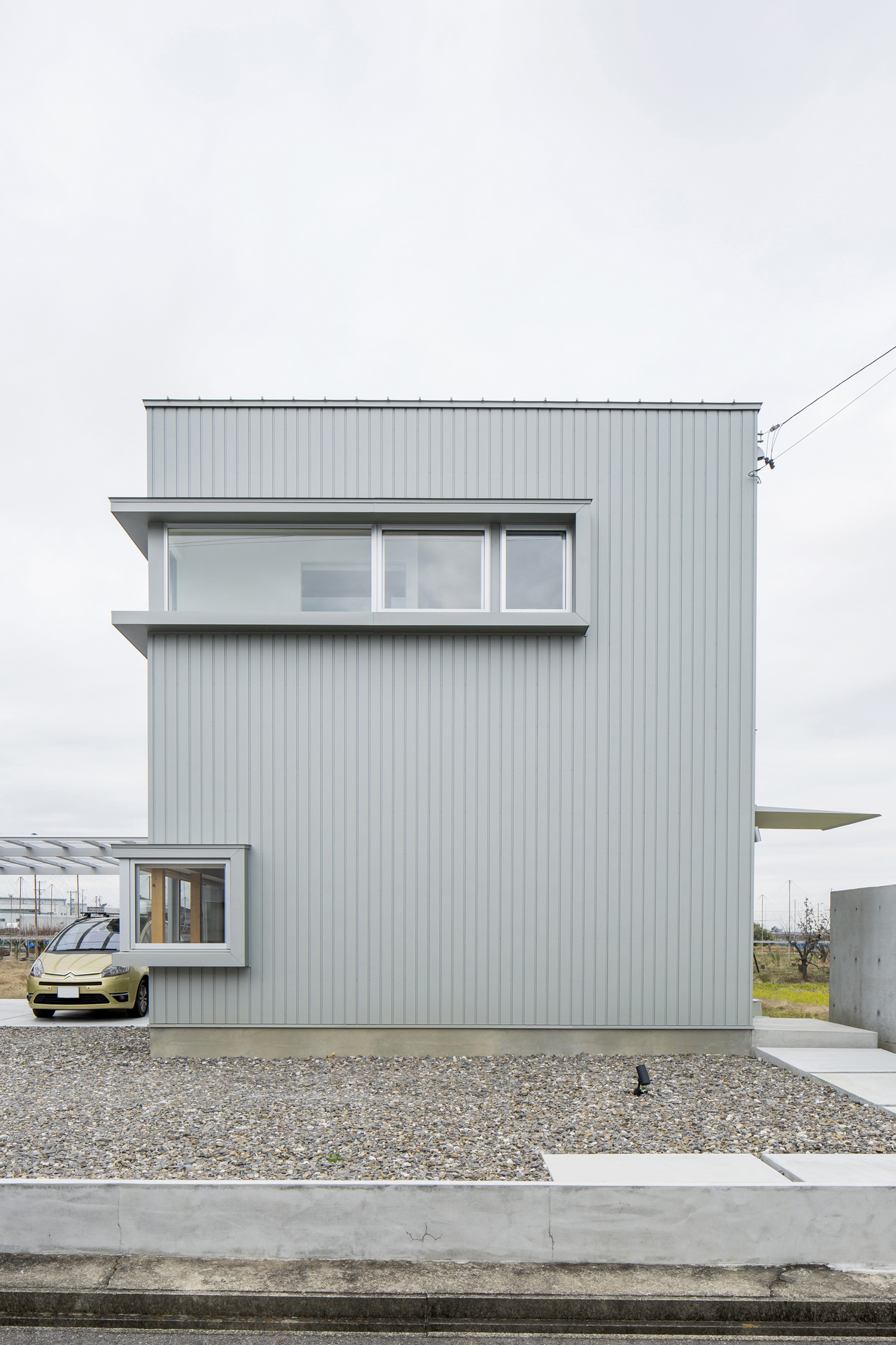 注文住宅『CASE636 cube+』の建築実例・施⼯例の写真・建物外観全体 注文住宅・デザイン住宅建築実例_『CASE636 cube+』_外観