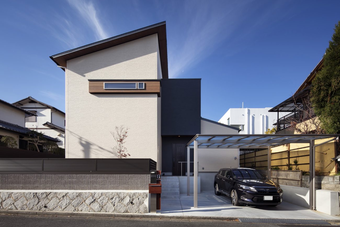 注文住宅『CASE644 Oasis』の建築実例・施⼯例の写真・建物外観全体 注文住宅・デザイン住宅建築実例_『CASE644 Oasis』_外観