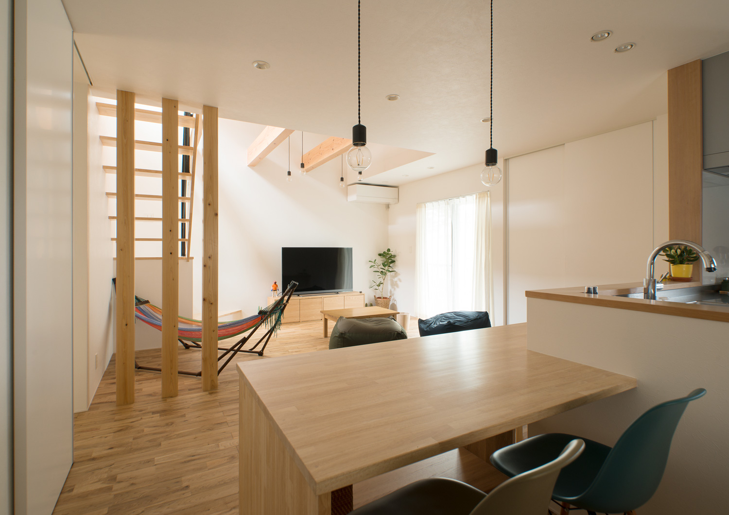 注文住宅・デザイン住宅建築実例_LDK 注文住宅・デザイン住宅建築実例_『CASE478 箱舟』_LDK