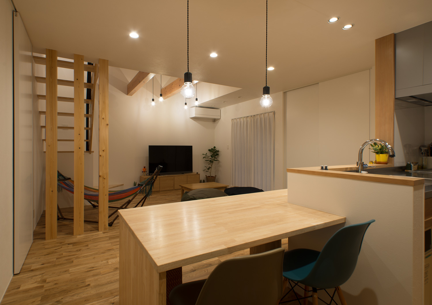 注文住宅・デザイン住宅建築実例_LDK 注文住宅・デザイン住宅建築実例_『CASE478 箱舟』_キッチン