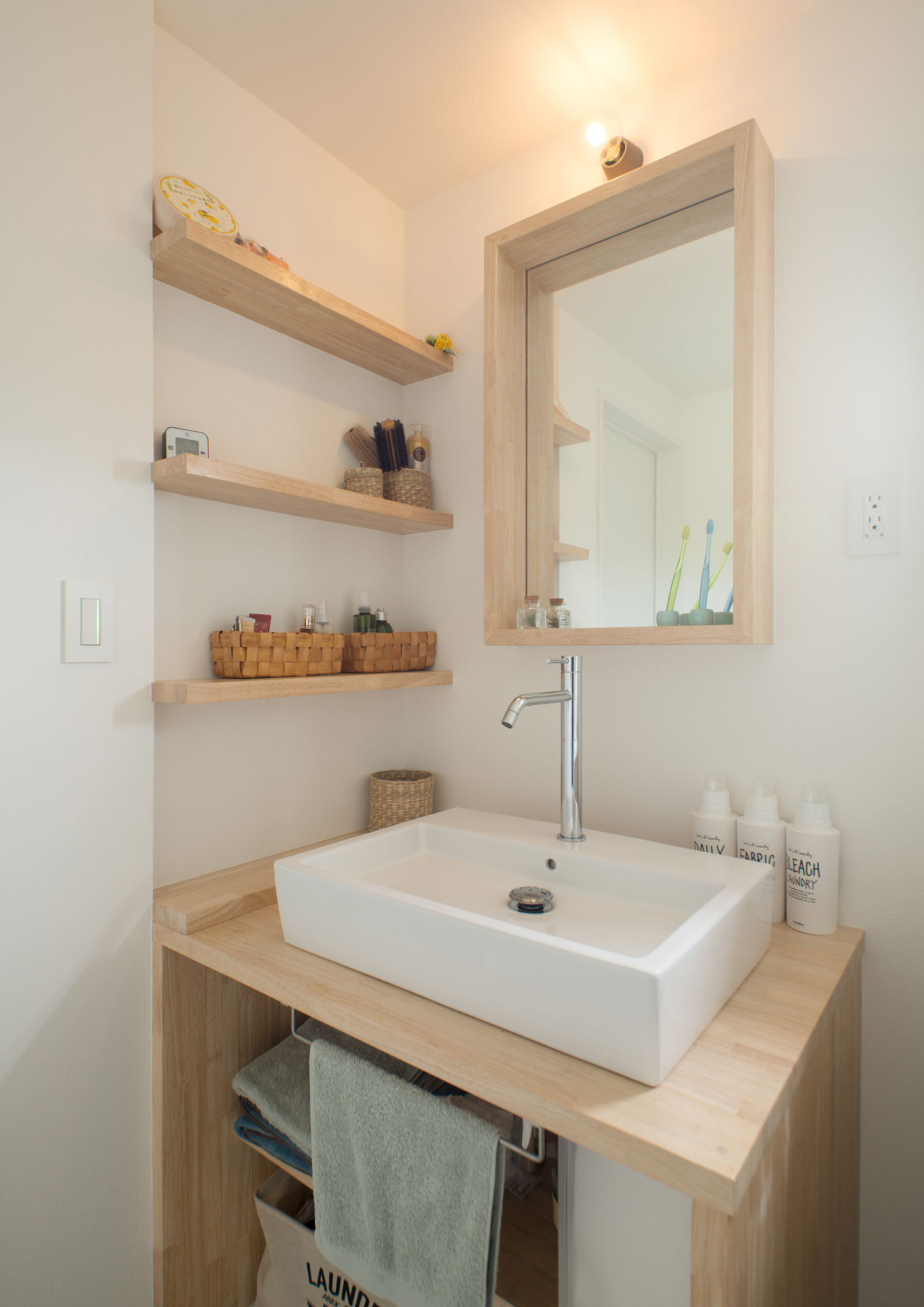 注文住宅・デザイン住宅建築実例_浴室・洗面所 注文住宅・デザイン住宅建築実例_『CASE478 箱舟』_浴室・洗面所