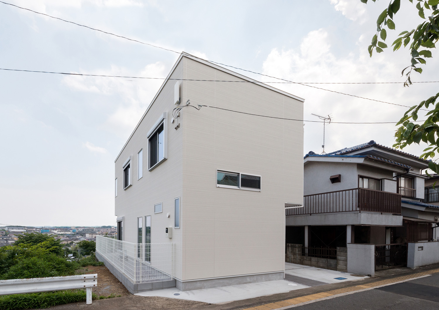 注文住宅『CASE650 景色を持つ家』の建築実例・建物外観全体 注文住宅・デザイン住宅建築実例_『CASE650 景色を持つ家』_外観