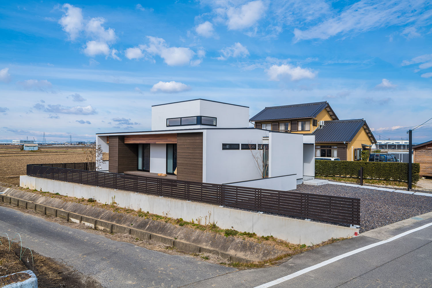注文住宅『CASE671 実りの平屋』の建築実例・建物外観全体 注文住宅・デザイン住宅建築実例_『CASE671 実りの平屋』_外観