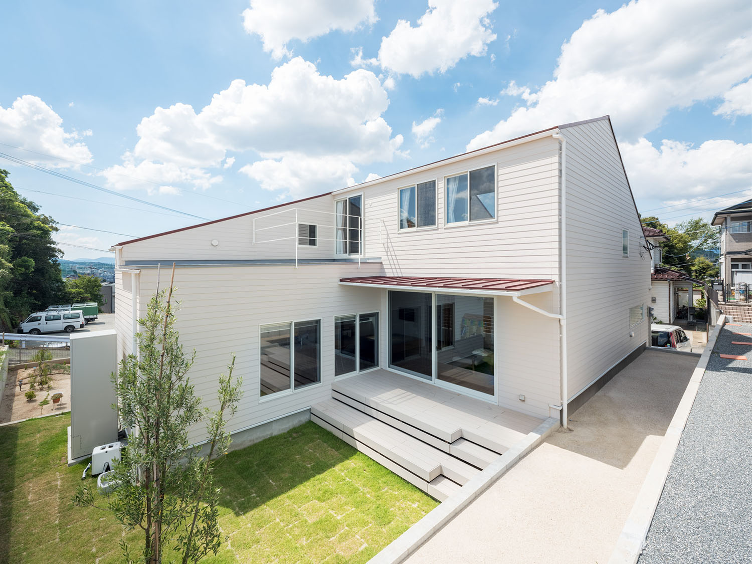 注文住宅『CASE679 だんだんのいえ』の建築実例・建物外観全体 注文住宅・デザイン住宅建築実例_『CASE679 だんだんのいえ』_外観