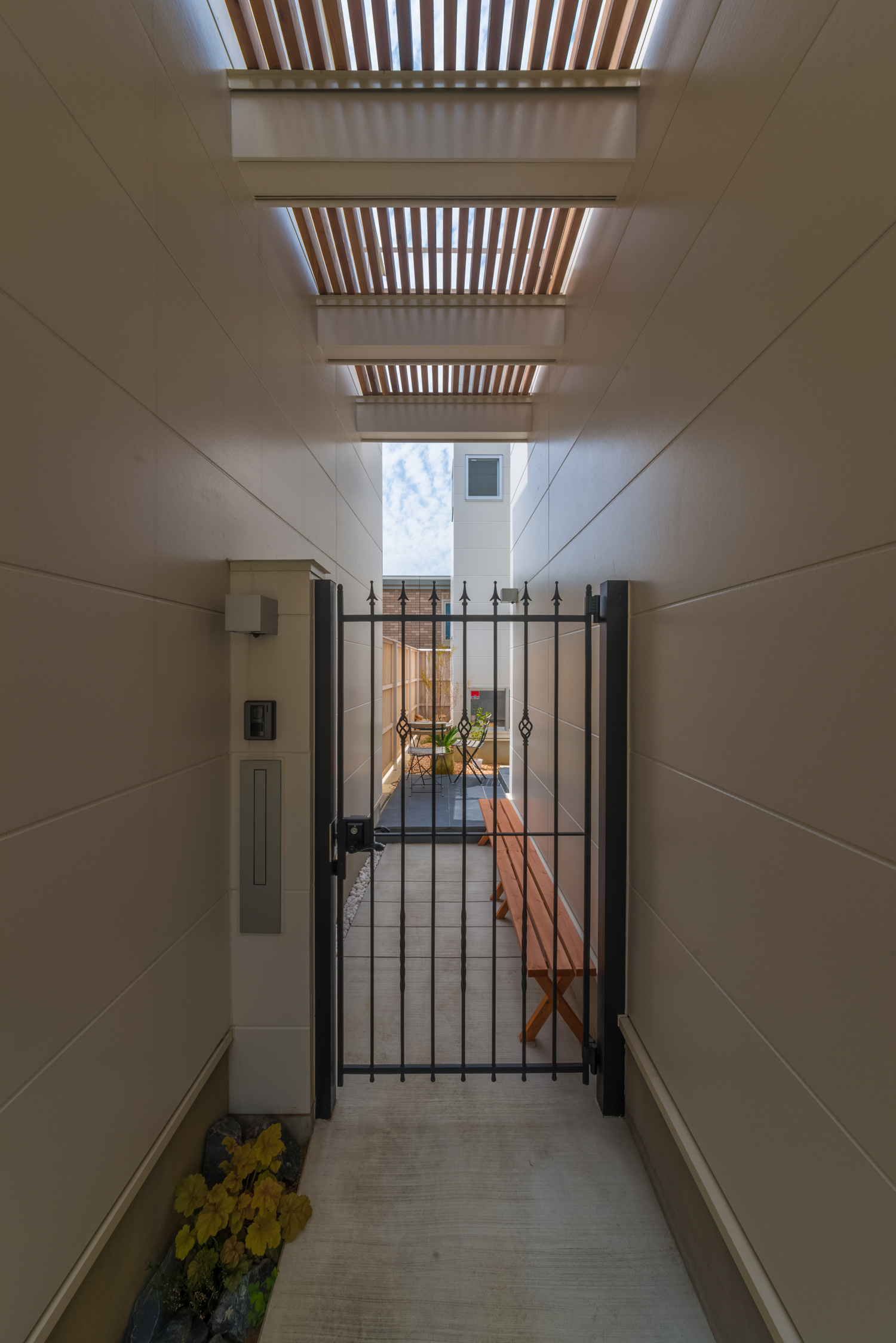 注文住宅・デザイン住宅建築実例_中庭