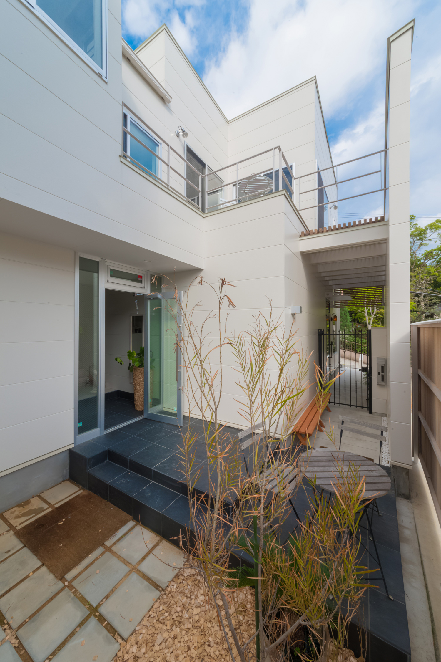 注文住宅・デザイン住宅建築実例_中庭