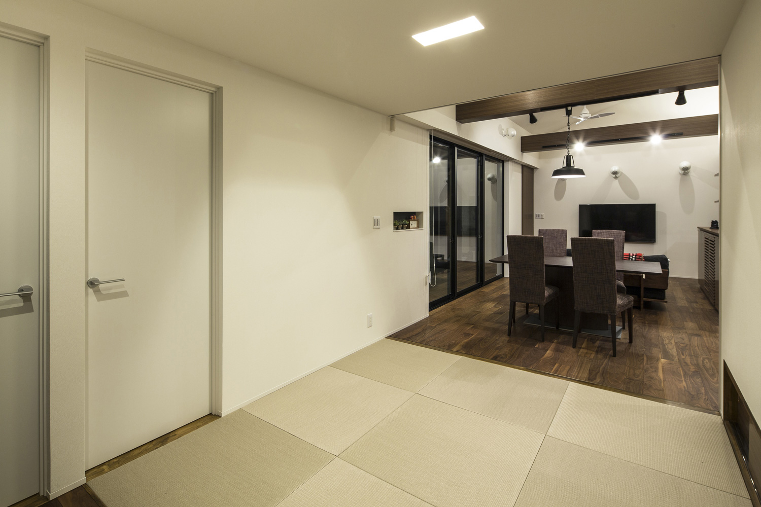 注文住宅・デザイン住宅建築実例_和室 注文住宅・デザイン住宅建築実例_『CASE447 CASA Oltremare』_和室