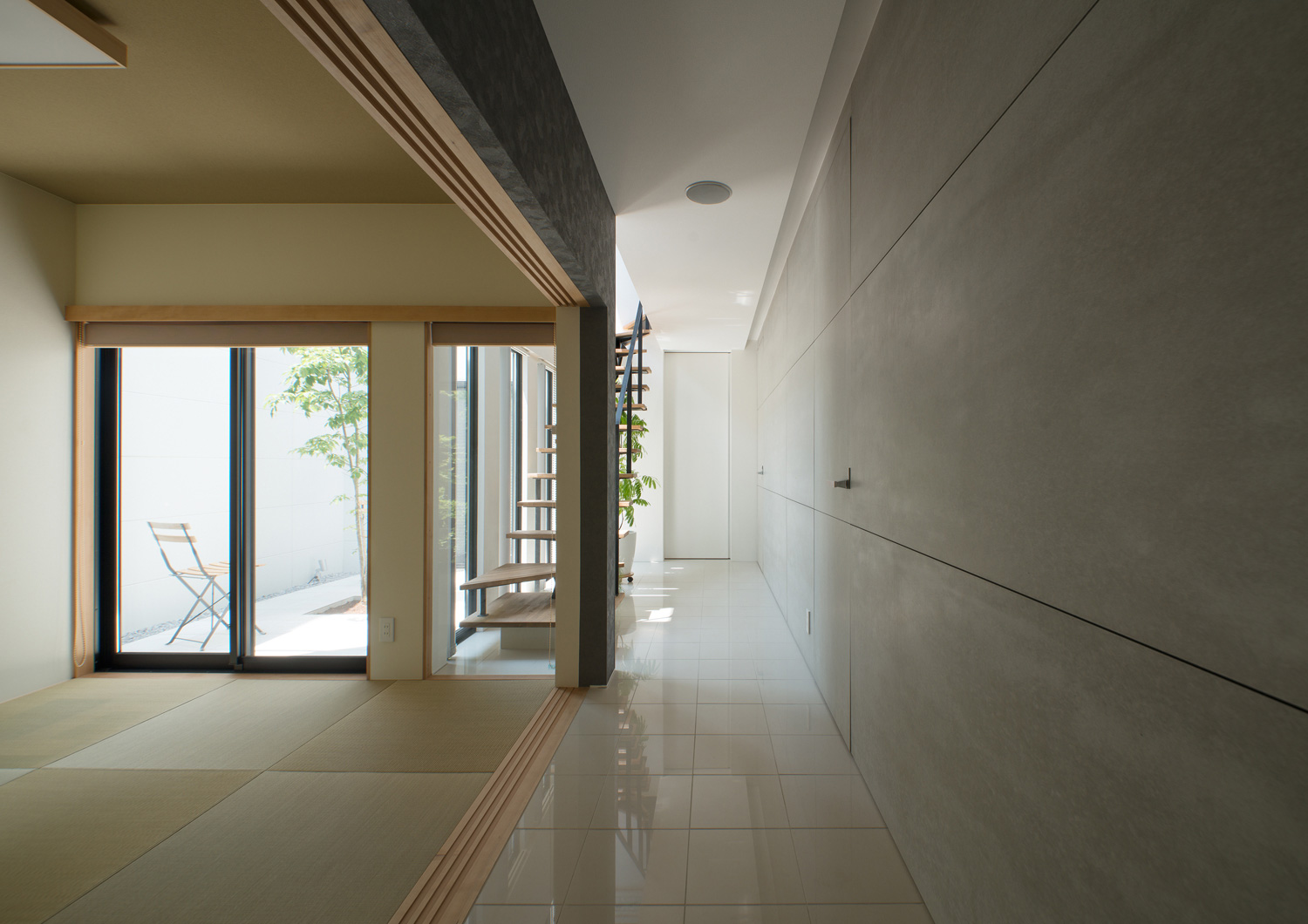注文住宅・デザイン住宅建築実例_ 注文住宅・デザイン住宅建築実例_『CASE477 とじる・ひらく』_廊下
