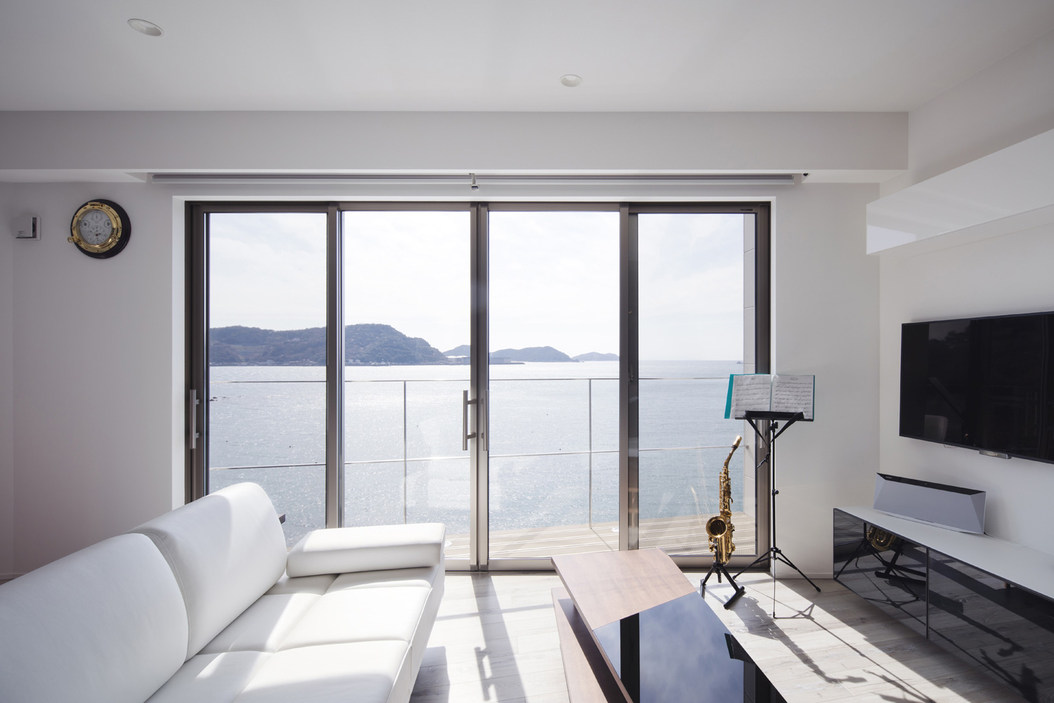 注文住宅・デザイン住宅建築実例_LDK 注文住宅・デザイン住宅建築実例_『CASE479 セカンドハウス 宙』_LDK