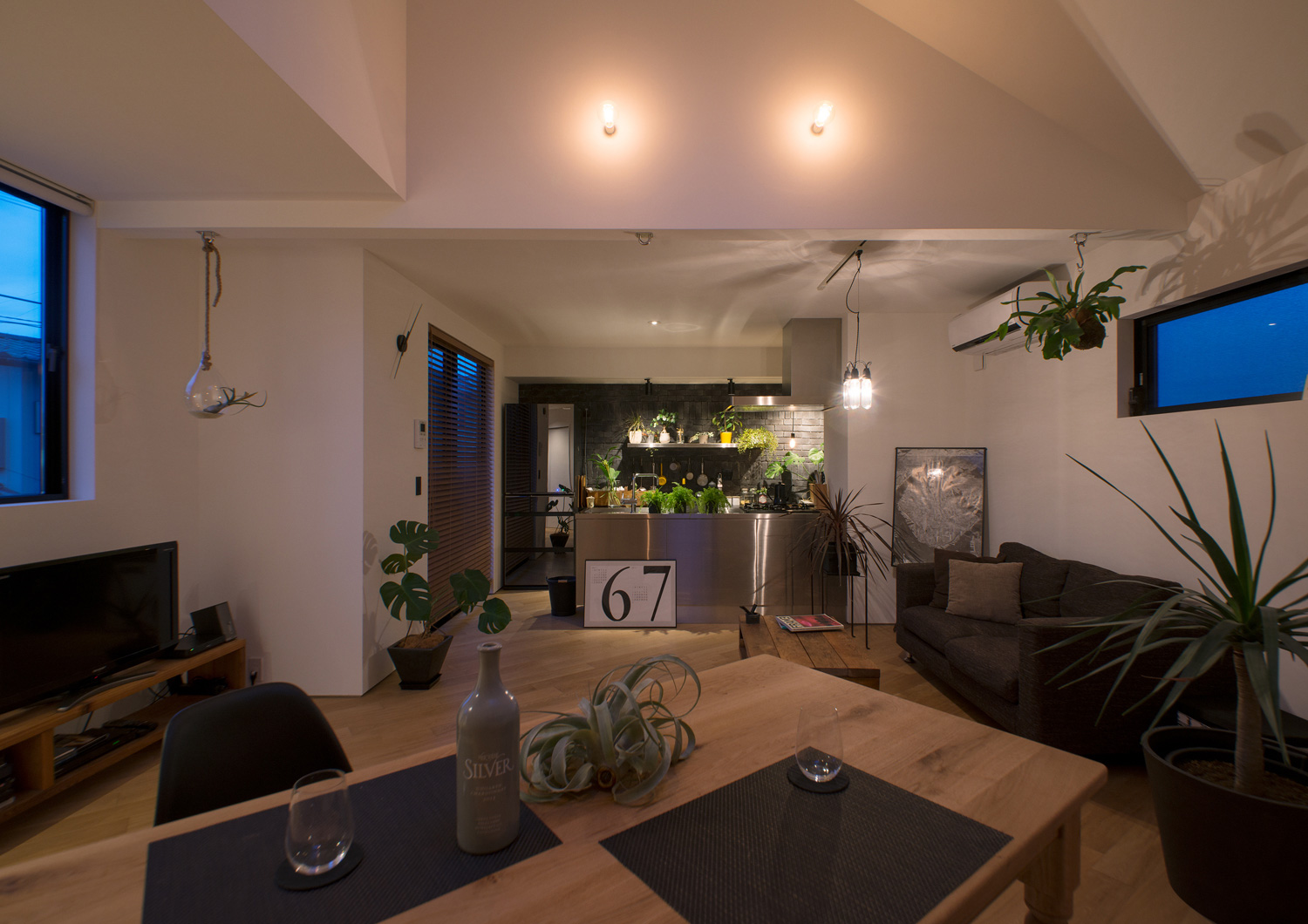 注文住宅・デザイン住宅建築実例_LDK 注文住宅・デザイン住宅建築実例_『CASE486 デザインへの挑戦』_LDK