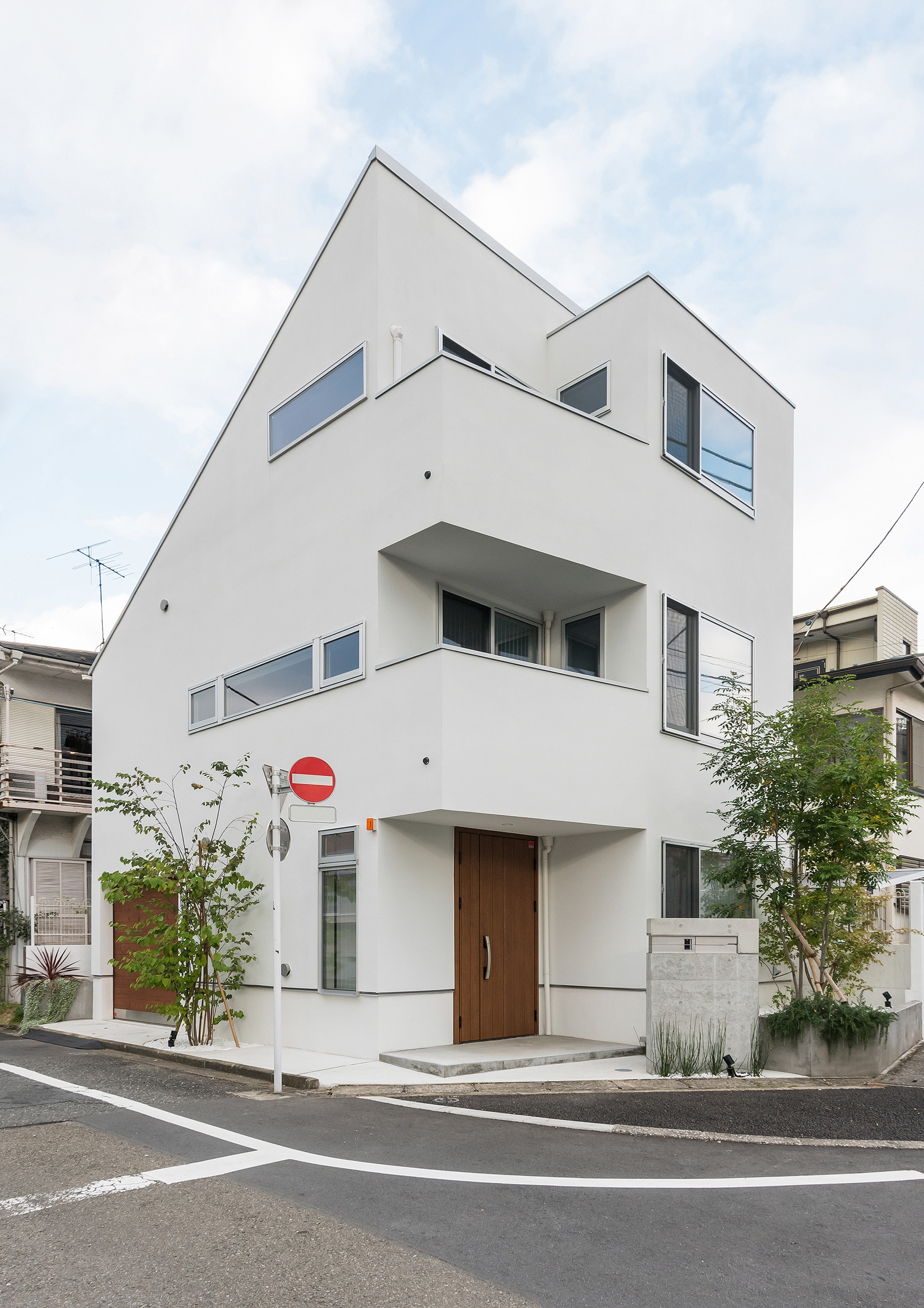 注文住宅・デザイン住宅建築実例_外観 注文住宅・デザイン住宅建築実例_『CASE488 都市型コンパクト住宅』_外観