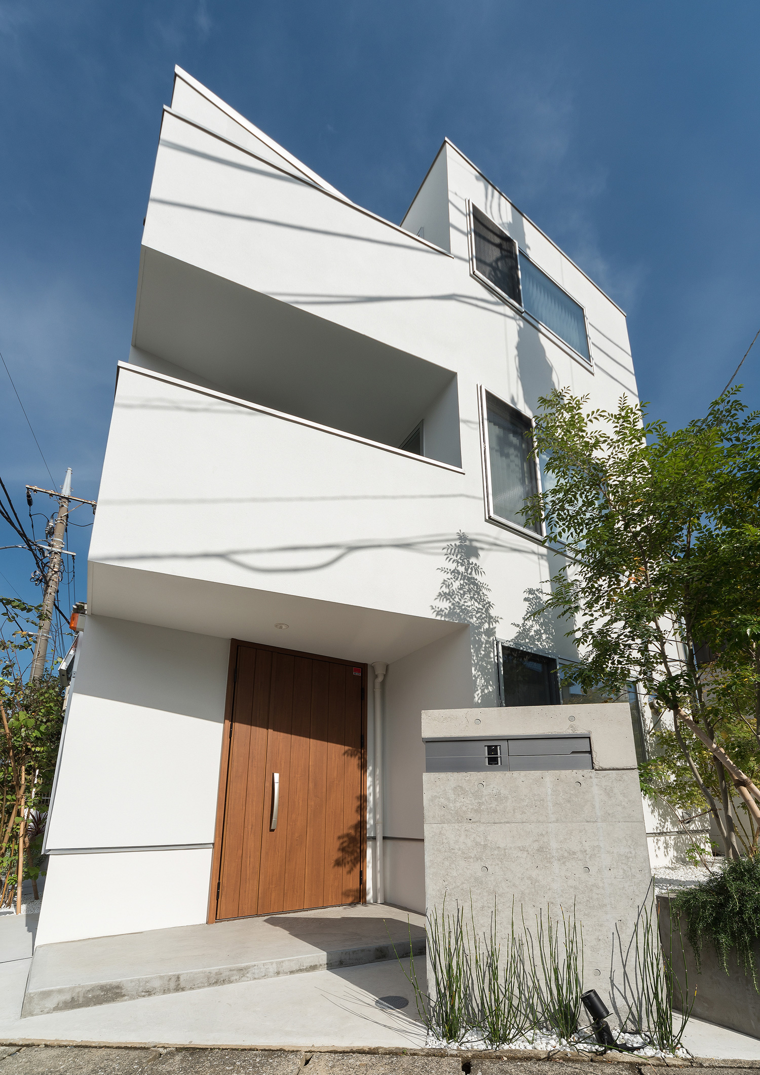 注文住宅・デザイン住宅建築実例_外観 注文住宅・デザイン住宅建築実例_『CASE488 都市型コンパクト住宅』_外観