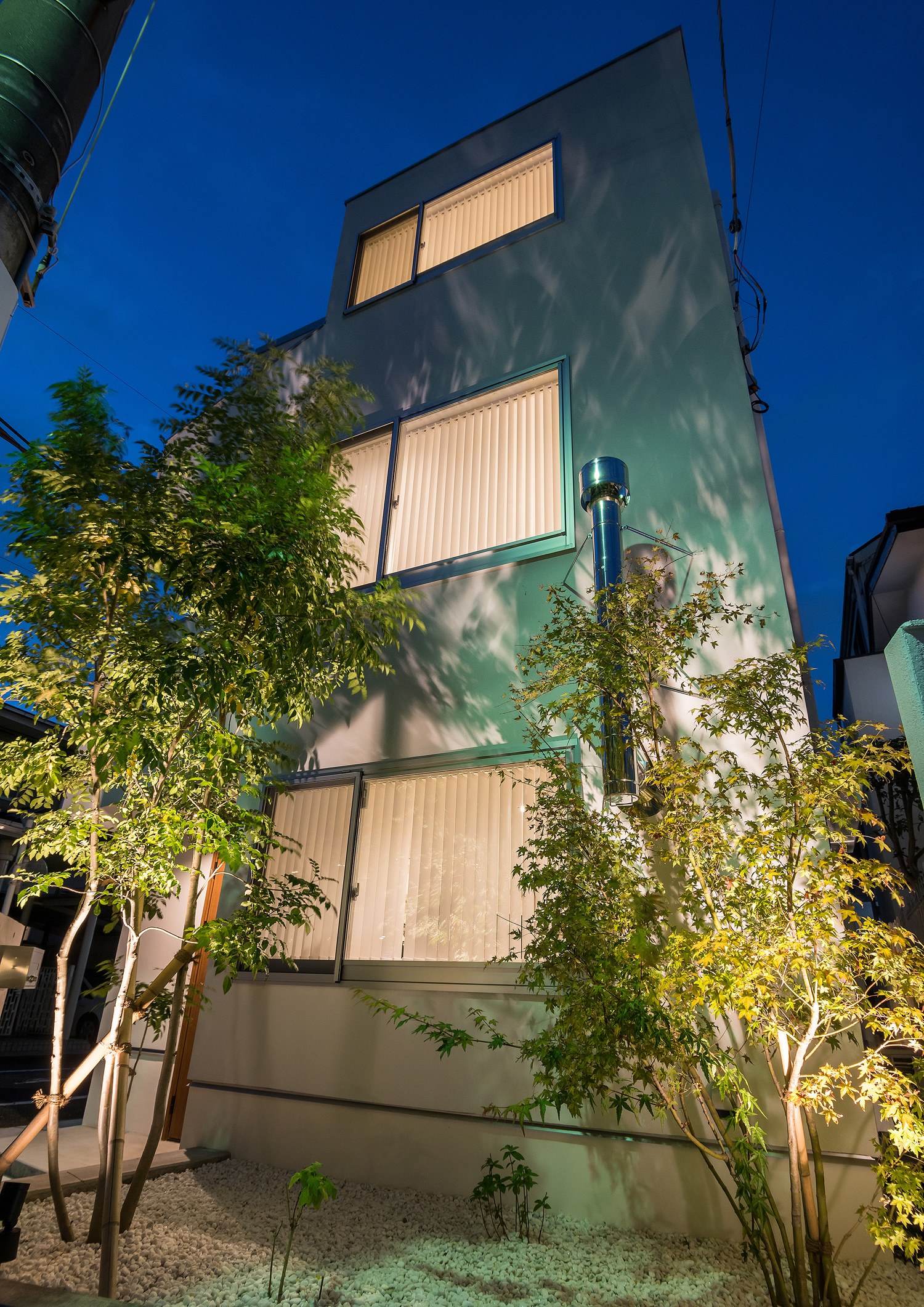 注文住宅・デザイン住宅建築実例_外観 注文住宅・デザイン住宅建築実例_『CASE488 都市型コンパクト住宅』_外観