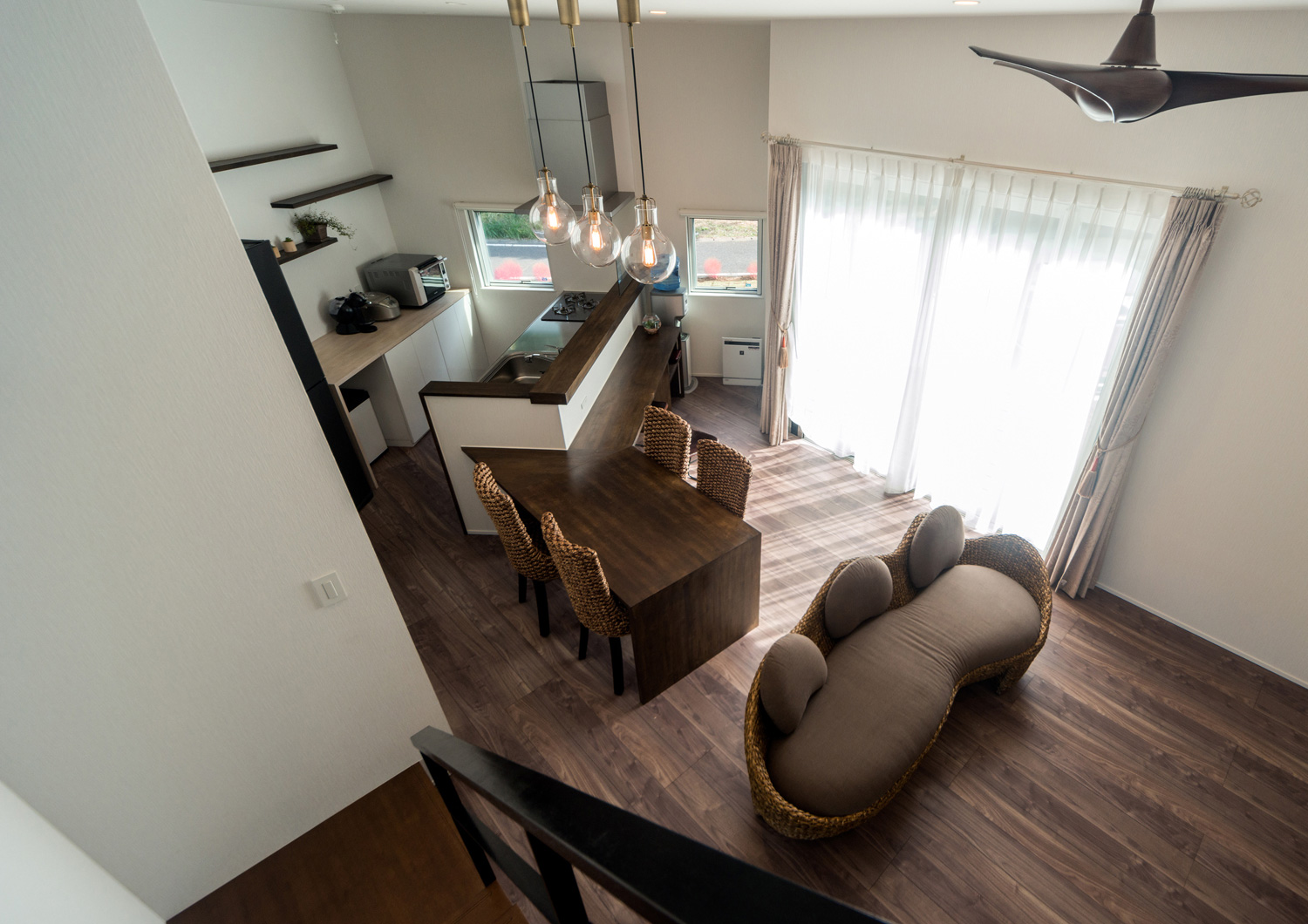 注文住宅・デザイン住宅建築実例_LDK 注文住宅・デザイン住宅建築実例_『CASE491 dramatic expectation』_LDK