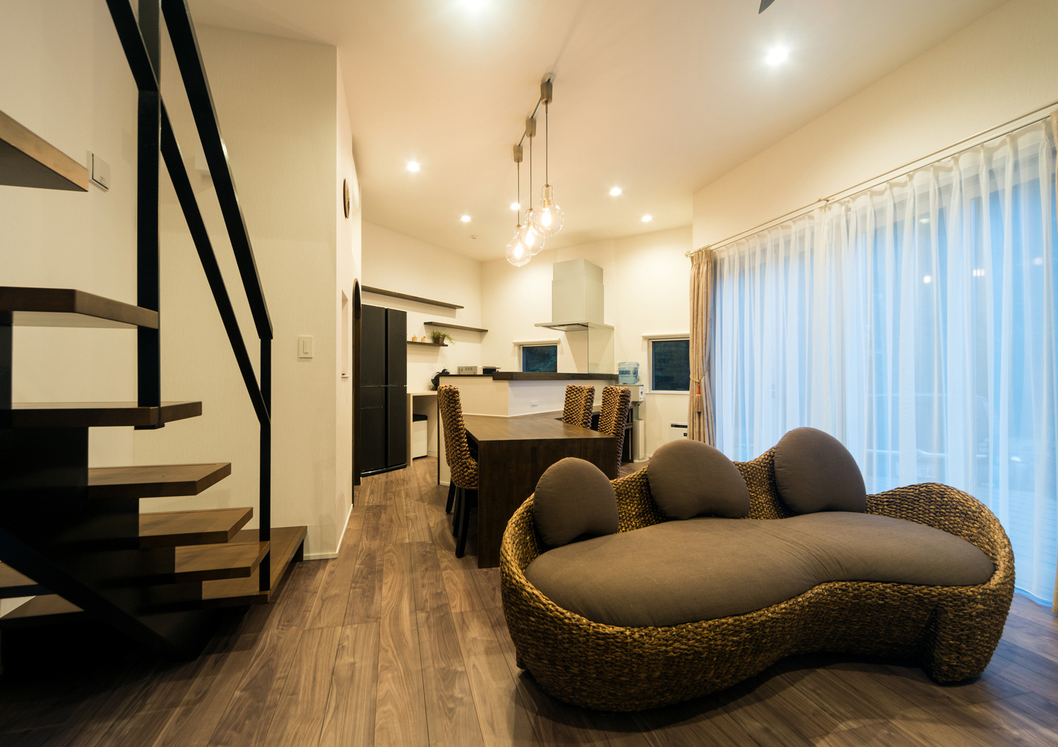 注文住宅・デザイン住宅建築実例_LDK 注文住宅・デザイン住宅建築実例_『CASE491 dramatic expectation』_LDK