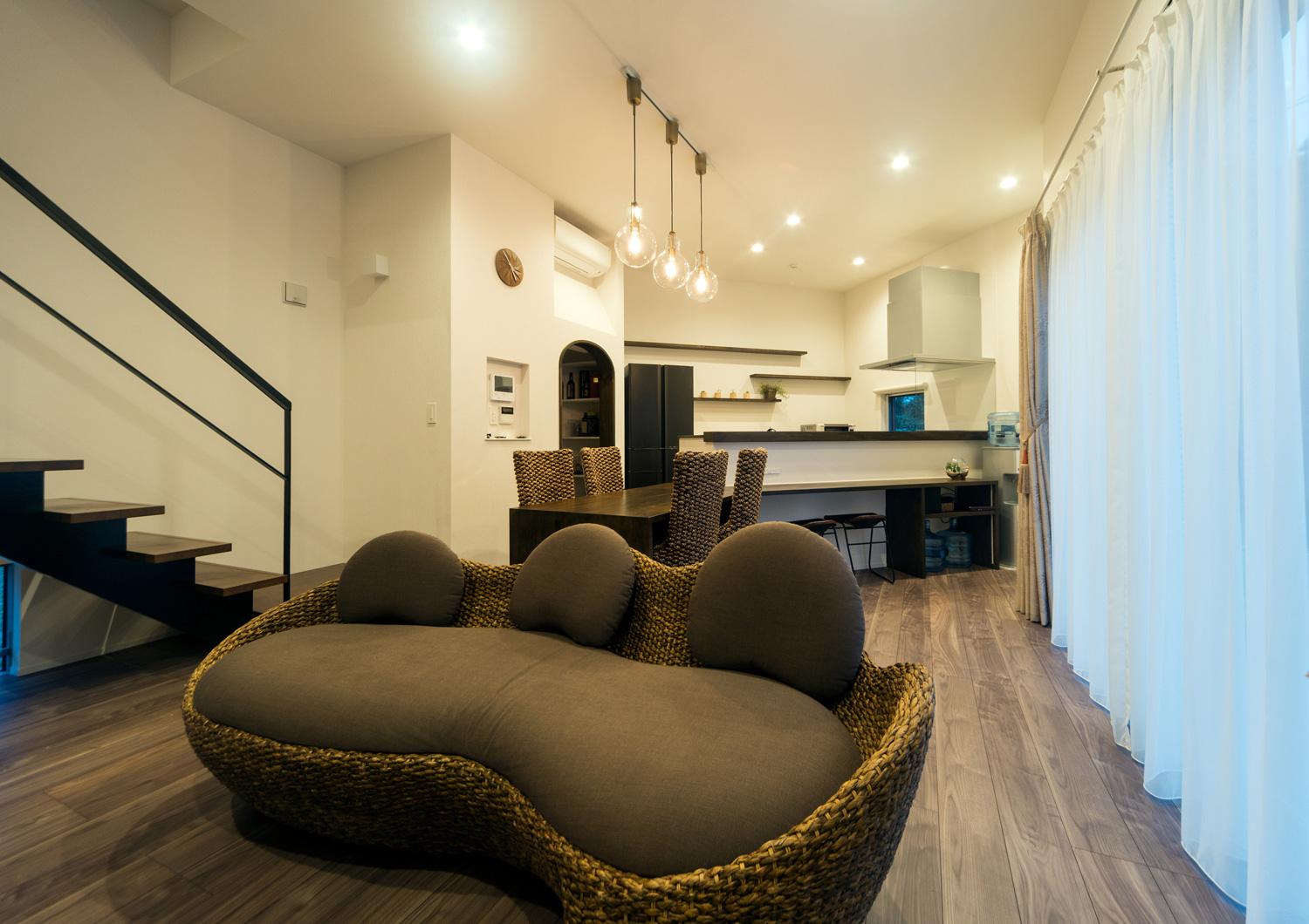 注文住宅・デザイン住宅建築実例_LDK 注文住宅・デザイン住宅建築実例_『CASE491 dramatic expectation』_LDK