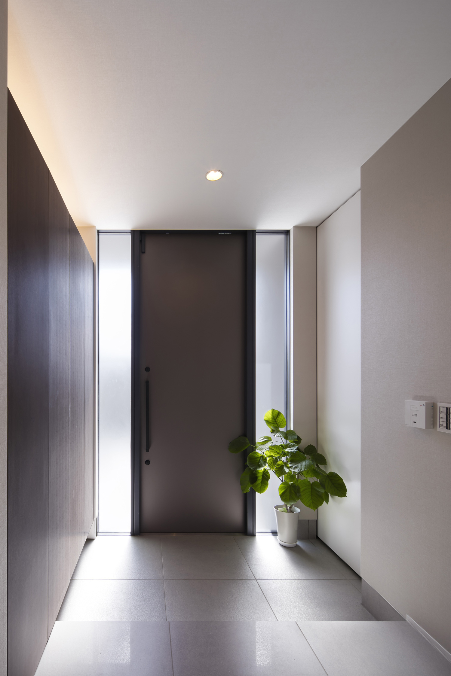 注文住宅・デザイン住宅建築実例_玄関 注文住宅・デザイン住宅建築実例_『CASE496 FRAME HOUSE』_玄関