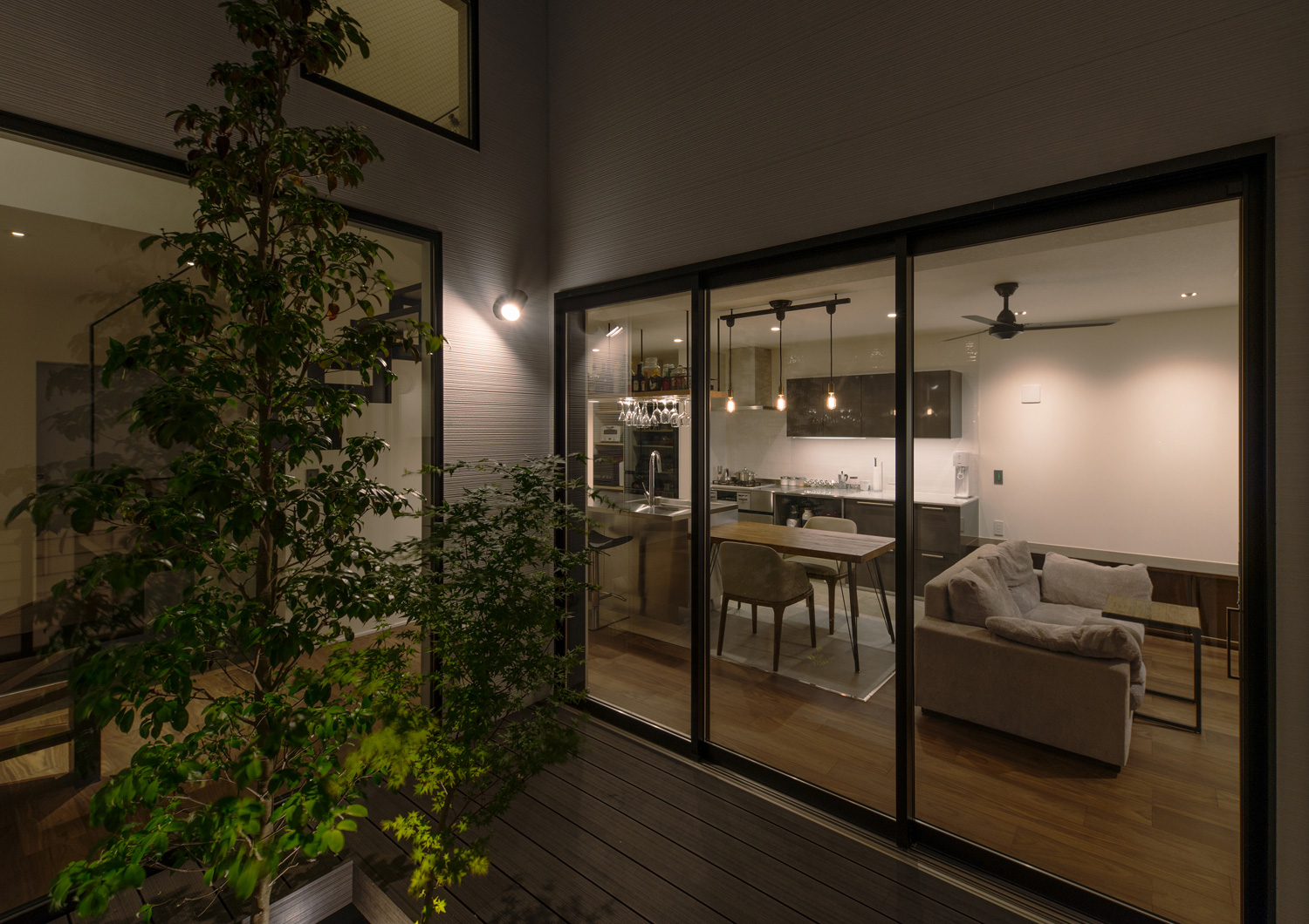 注文住宅・デザイン住宅建築実例_中庭 注文住宅・デザイン住宅建築実例_『CASE509 K D L』_中庭