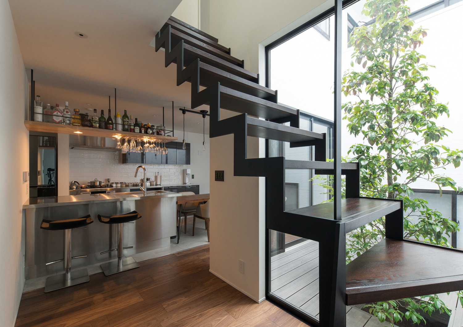 注文住宅・デザイン住宅建築実例_階段 注文住宅・デザイン住宅建築実例_『CASE509 K D L』_階段