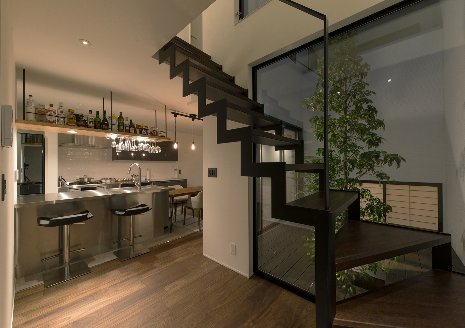 注文住宅・デザイン住宅建築実例_階段 注文住宅・デザイン住宅建築実例_『CASE509 K D L』_階段