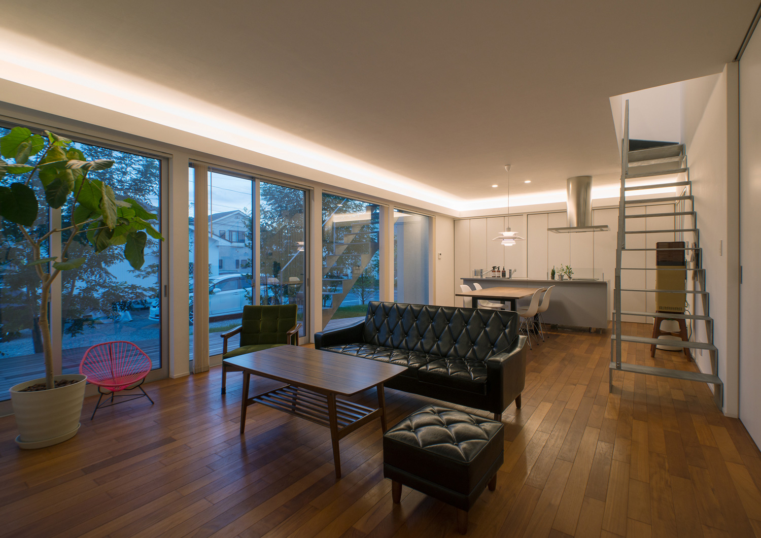 注文住宅・デザイン住宅建築実例_LDK 注文住宅・デザイン住宅建築実例_『CASE533 Confluence』_LDK