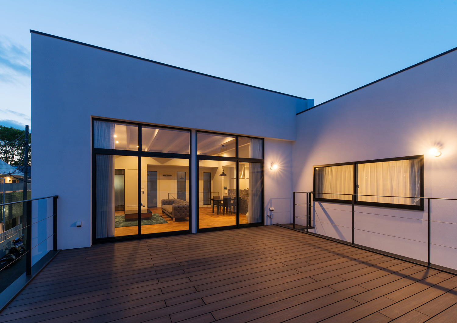 注文住宅・デザイン住宅建築実例_外観 注文住宅・デザイン住宅建築実例_『CASE534 【Mod】el』_テラス・バルコニー