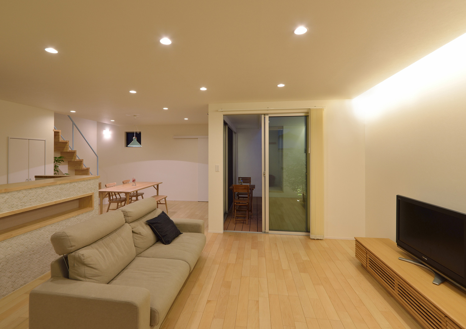 注文住宅・デザイン住宅建築実例_LDK 注文住宅・デザイン住宅建築実例_『CASE551 Individual Terrace』_LDK