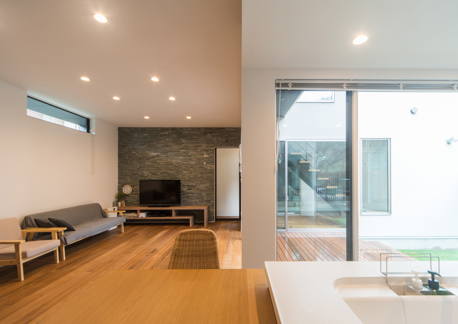 注文住宅・デザイン住宅建築実例_LDK 注文住宅・デザイン住宅建築実例_『CASE552 Open sight house』_LDK