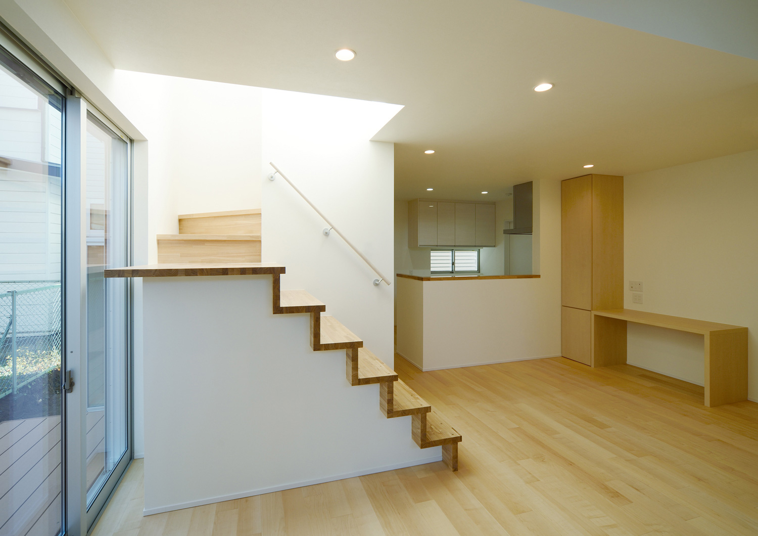 注文住宅・デザイン住宅建築実例_LDK 注文住宅・デザイン住宅建築実例_『CASE556 Two sides house』_LDK