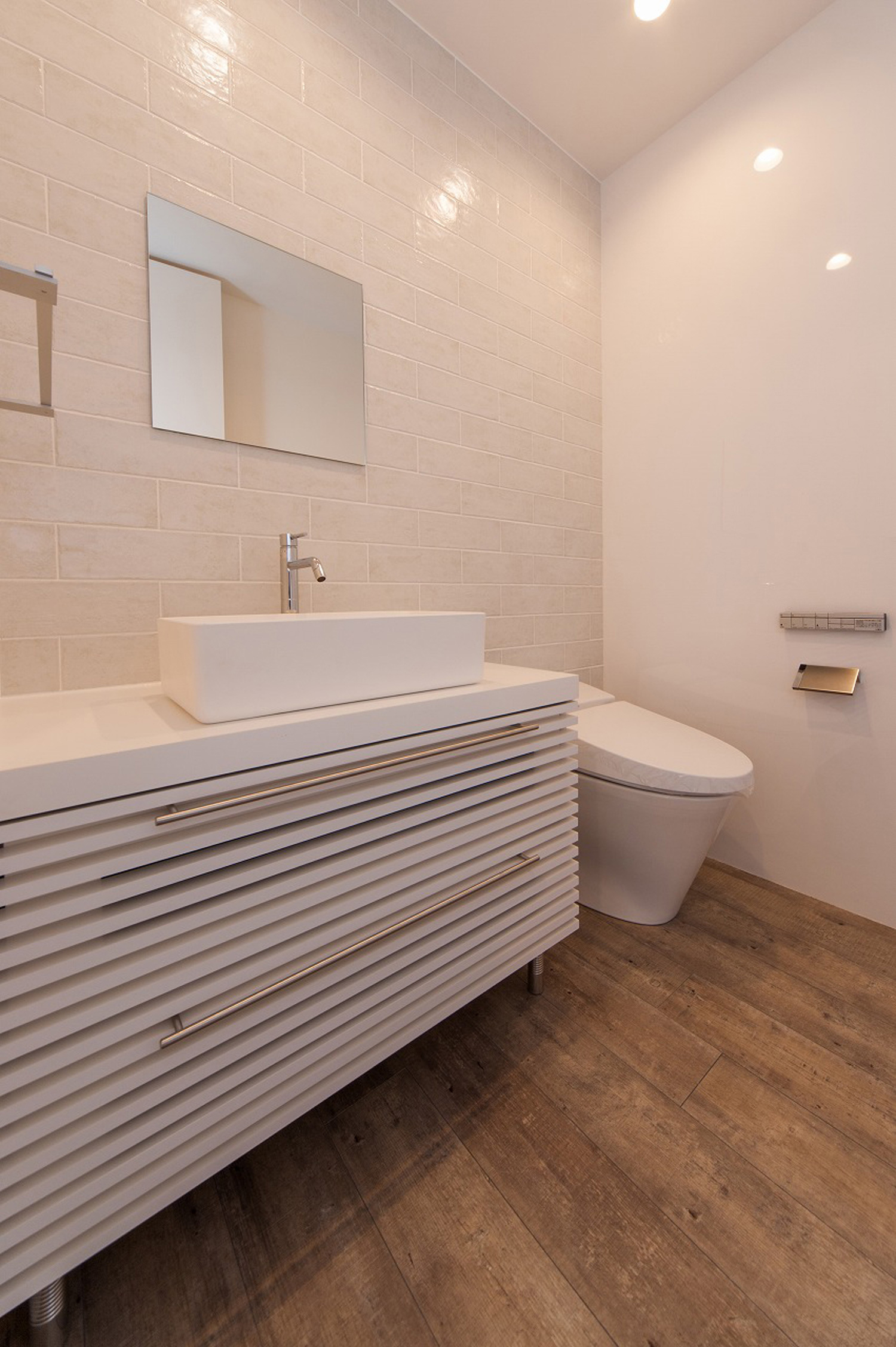 注文住宅・デザイン住宅建築実例_浴室・洗面所 注文住宅・デザイン住宅建築実例_『CASE571 the WALL』_浴室・洗面所