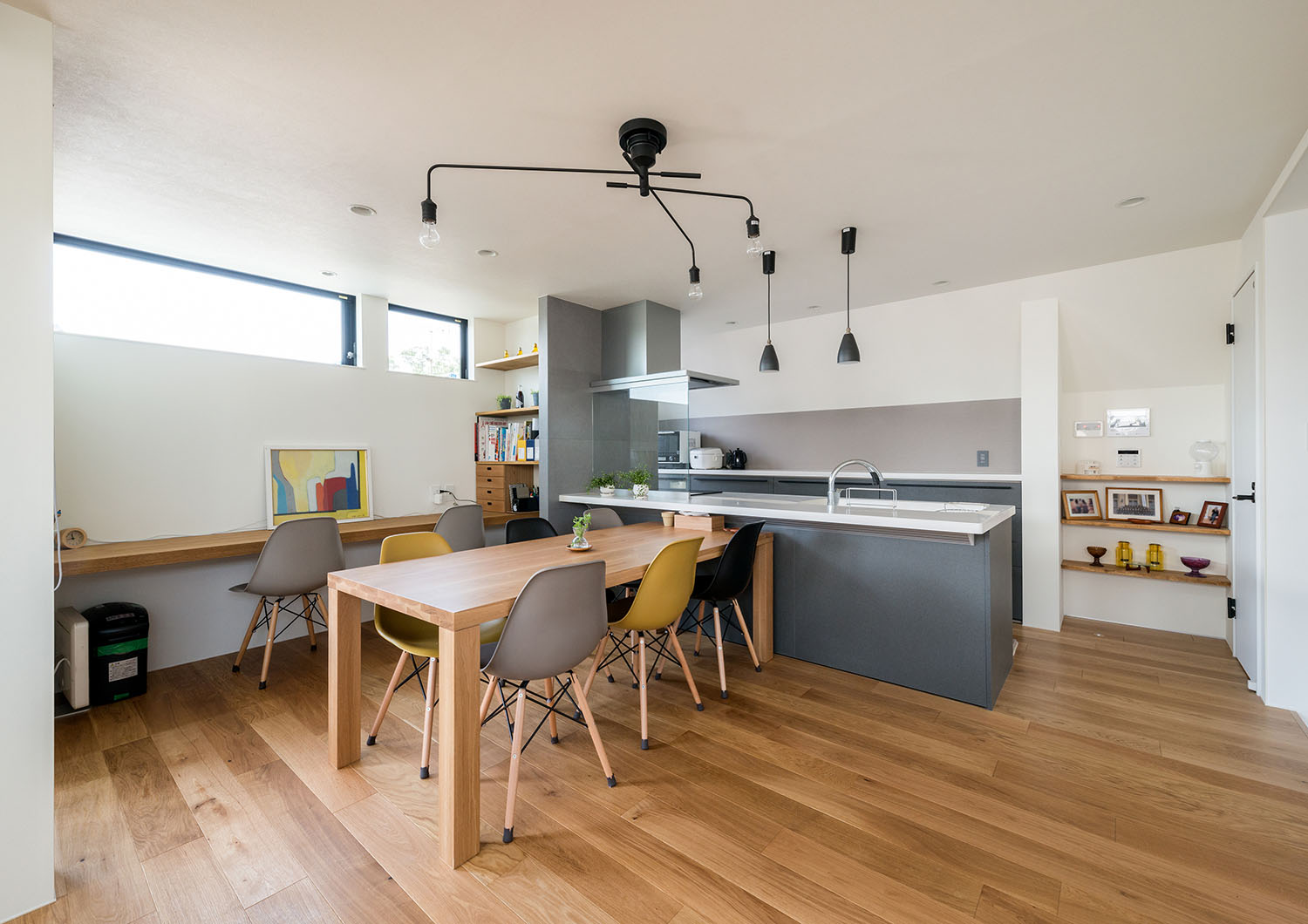 注文住宅・デザイン住宅建築実例_LDK 注文住宅・デザイン住宅建築実例_『CASE542 グレージュのハウス』_LDK