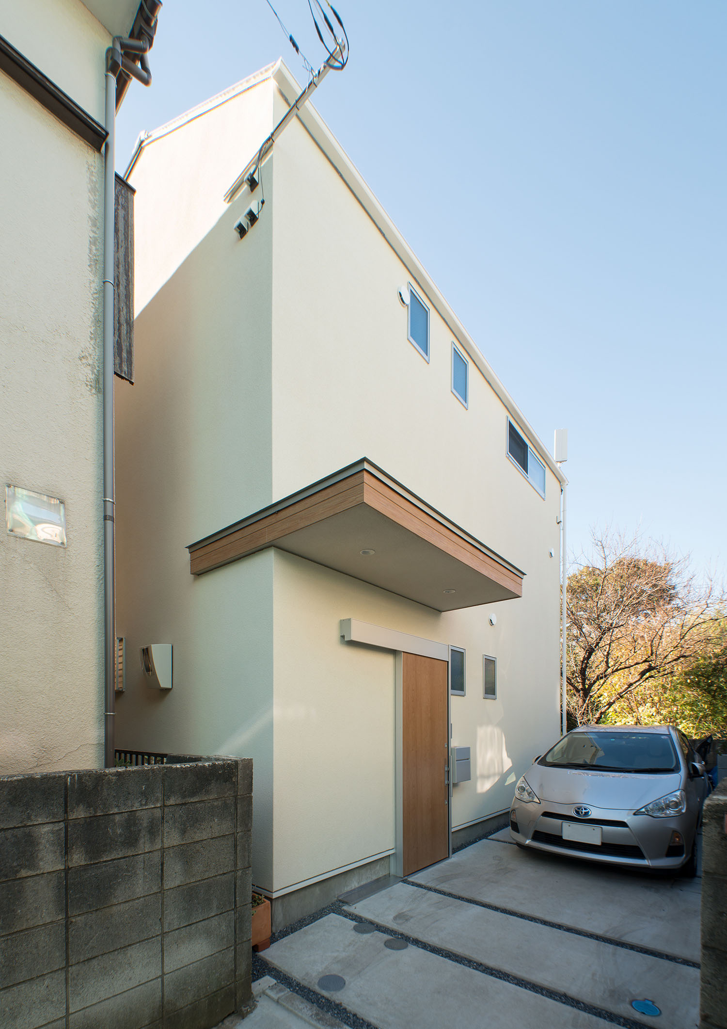 注文住宅『CASE625 ヒカリの家』の建築実例・施⼯例の写真・建物外観全体 注文住宅・デザイン住宅建築実例_『CASE625 ヒカリの家』_外観