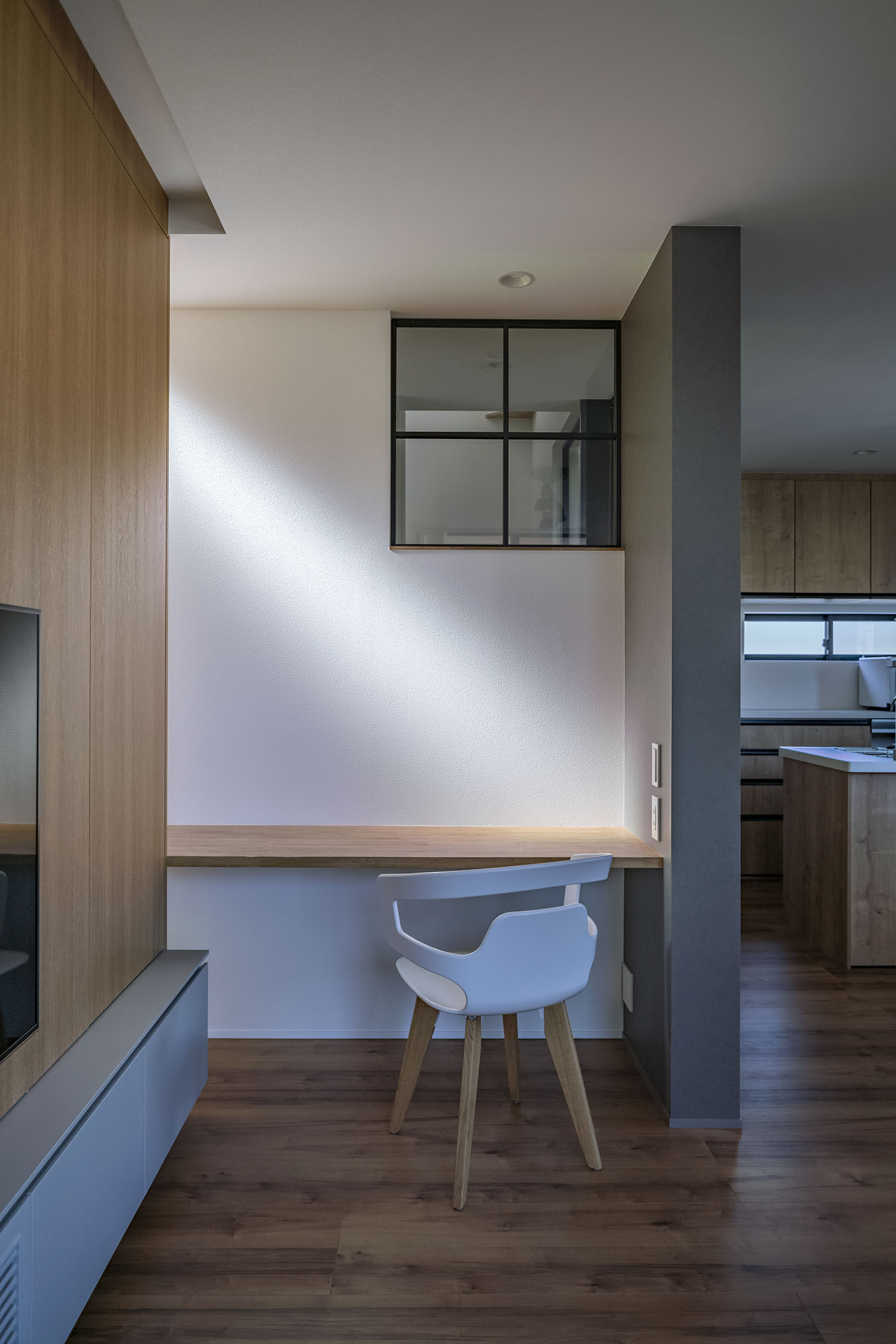 注文住宅・LDK・ワークスペース・デスクスペース 注文住宅・デザイン住宅建築実例_『CASE716 Calm』_LDK