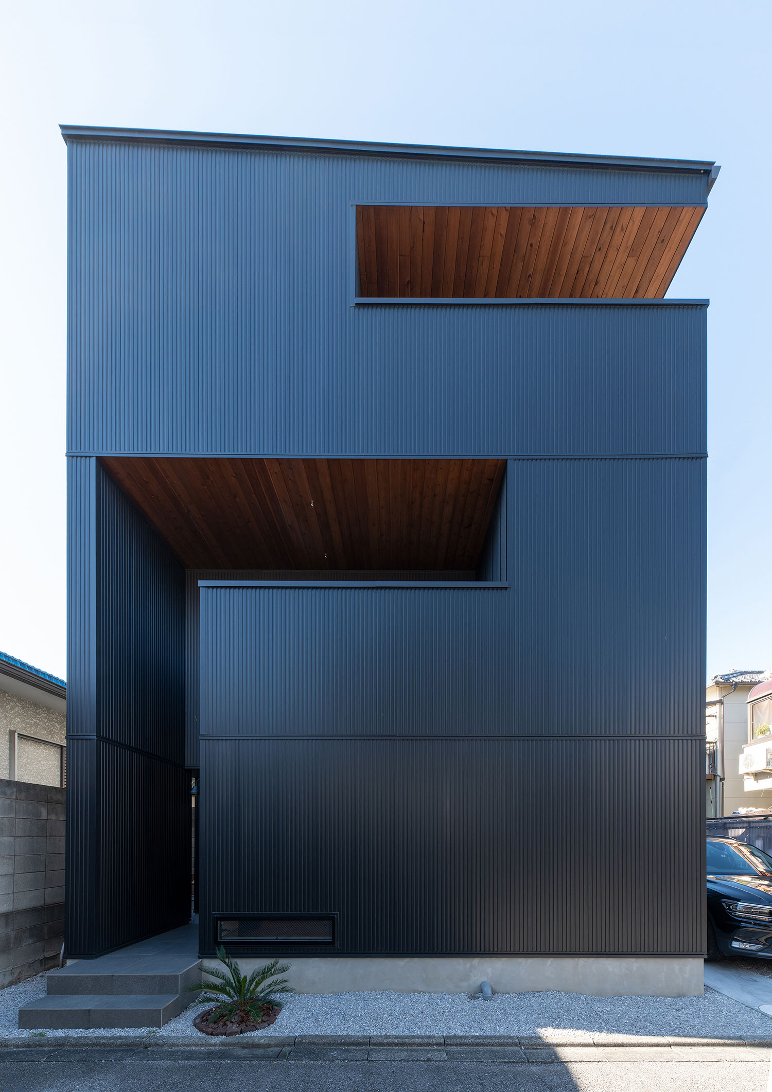 注文住宅『CASE720 S×S』の建築実例・施⼯例の写真・建物外観全体 注文住宅・デザイン住宅建築実例_『CASE720 S×S』_外観