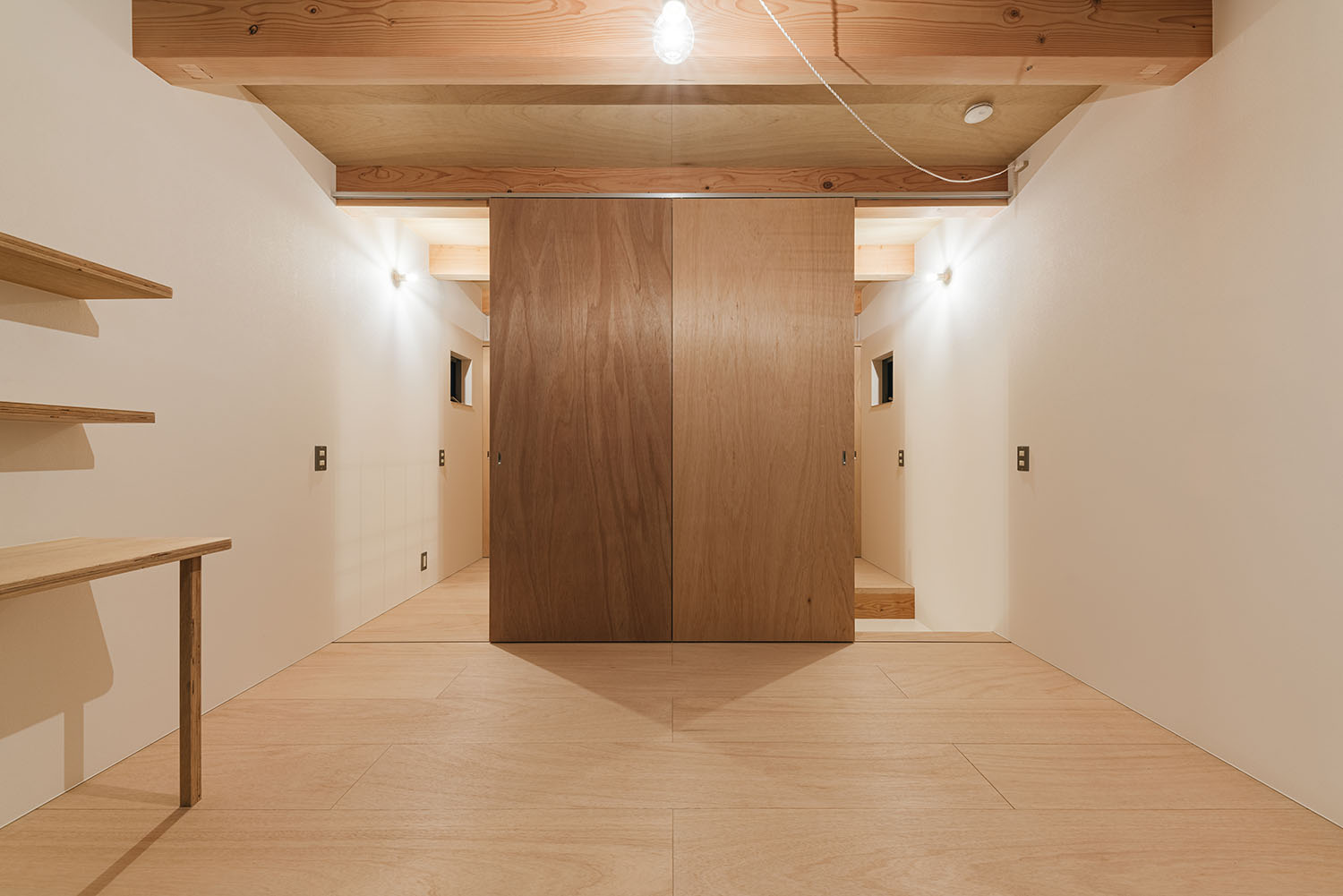 注文住宅・LDK・木のぬくもり・木構造現し 注文住宅・デザイン住宅建築実例_『CASE722 虹の栖』_LDK