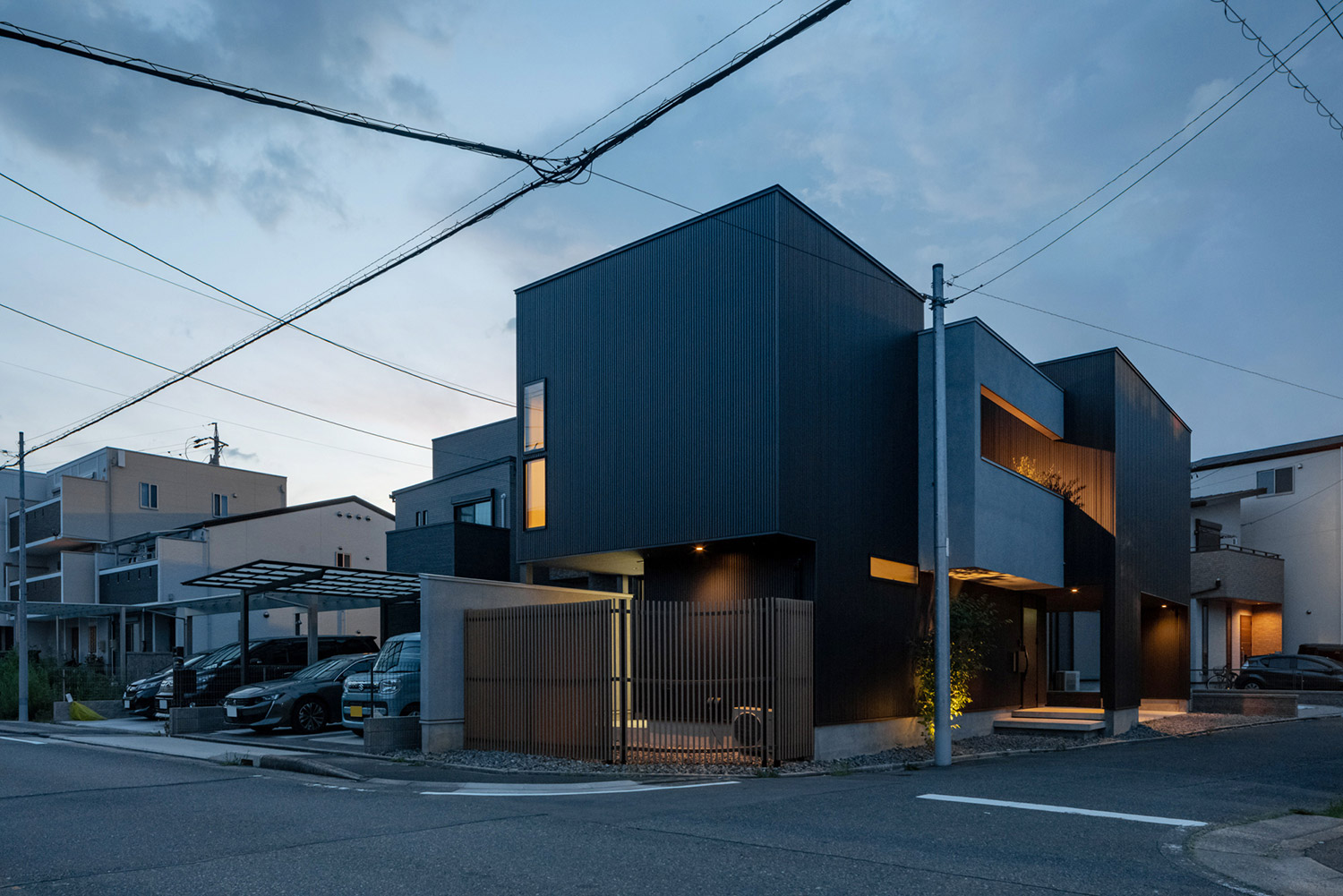 注文住宅『CASE732 pass』の建築実例・施⼯例の写真・建物外観全体 注文住宅・デザイン住宅建築実例_『CASE732 pass』_外観