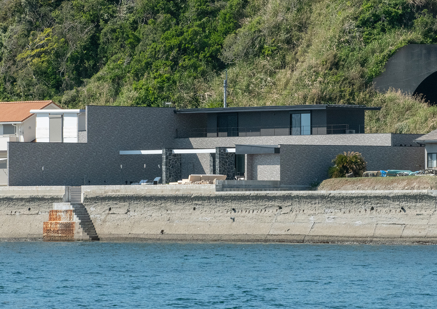 注文住宅・外観・テラス・海が見える 注文住宅・デザイン住宅建築実例_『CASE733 Sea Side Residence』_外観