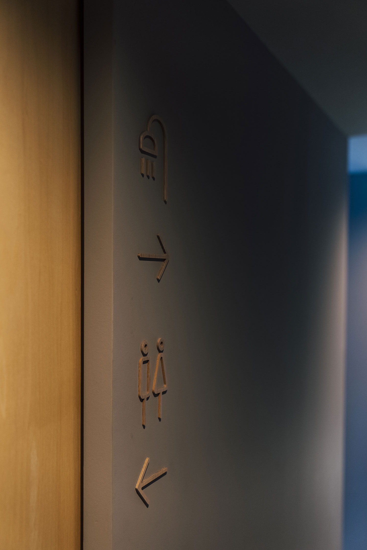 注文住宅・フロアサイン・ホテルライク・廊下 注文住宅・デザイン住宅建築実例_『CASE736 アンモナイト』_トイレ