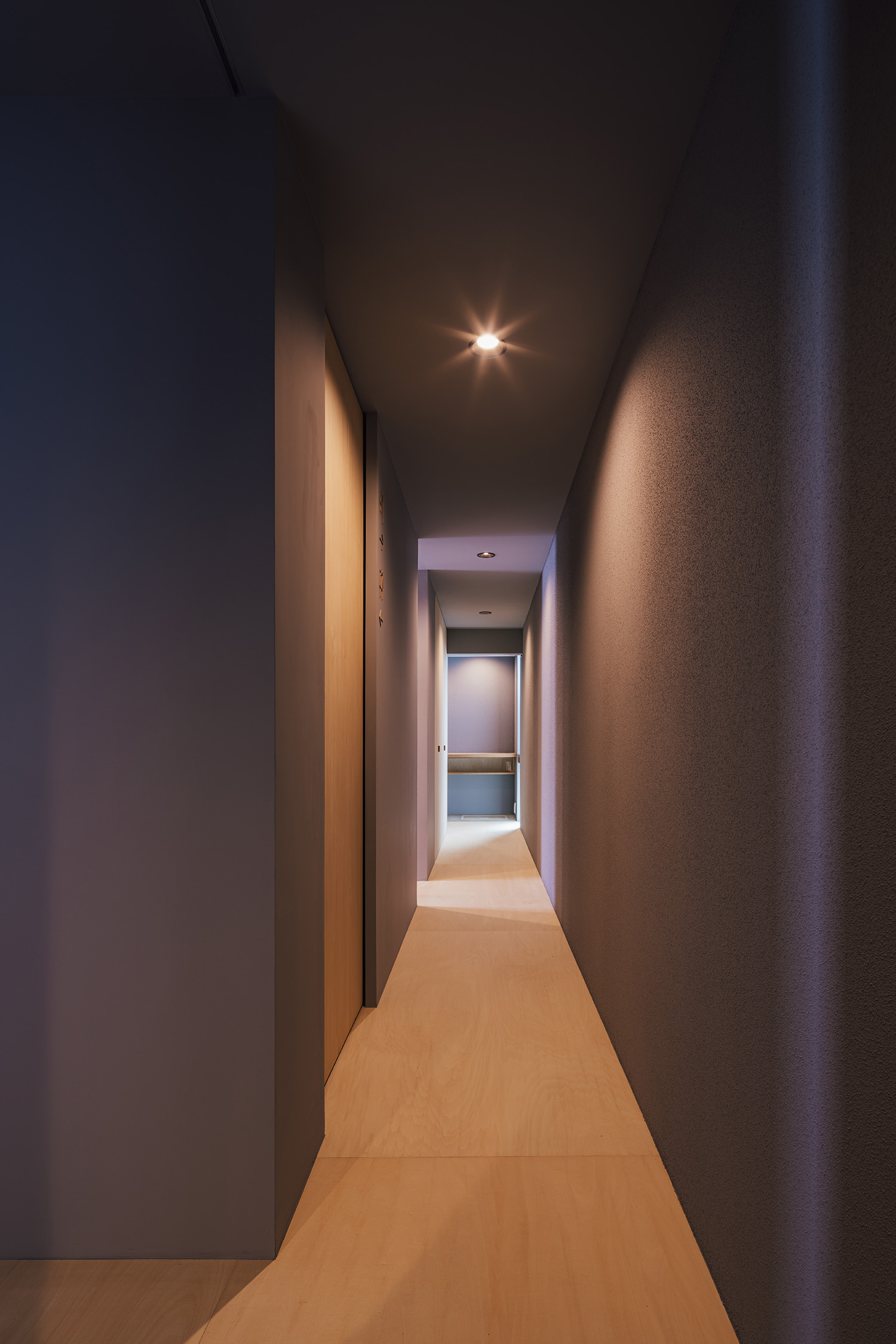 注文住宅・ホテルライク・廊下 注文住宅・デザイン住宅建築実例_『CASE736 アンモナイト』_廊下