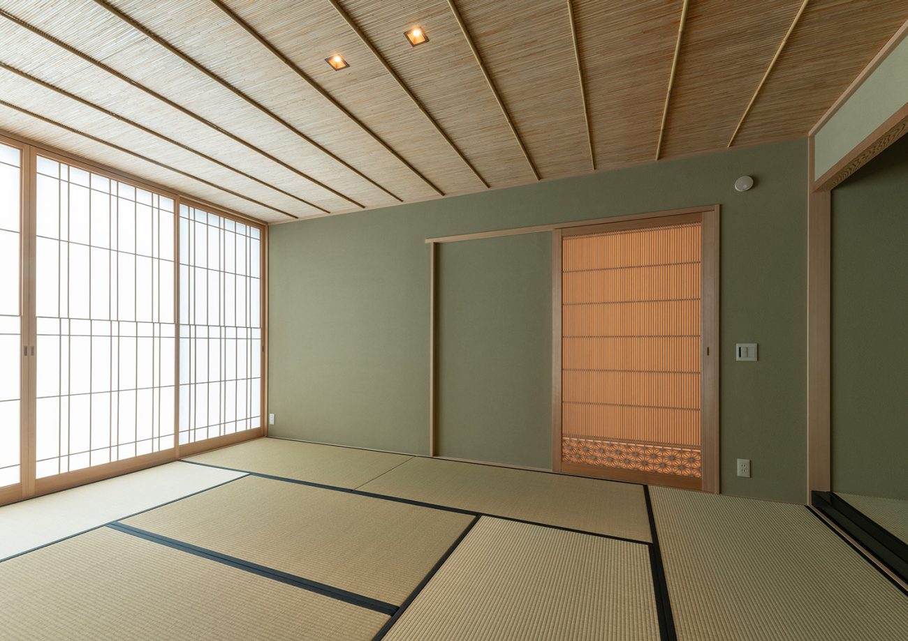 デザイン住宅建築実例_外観・注文住宅『CASE784 贅と静』の建築実例・施⼯例の写真_和室