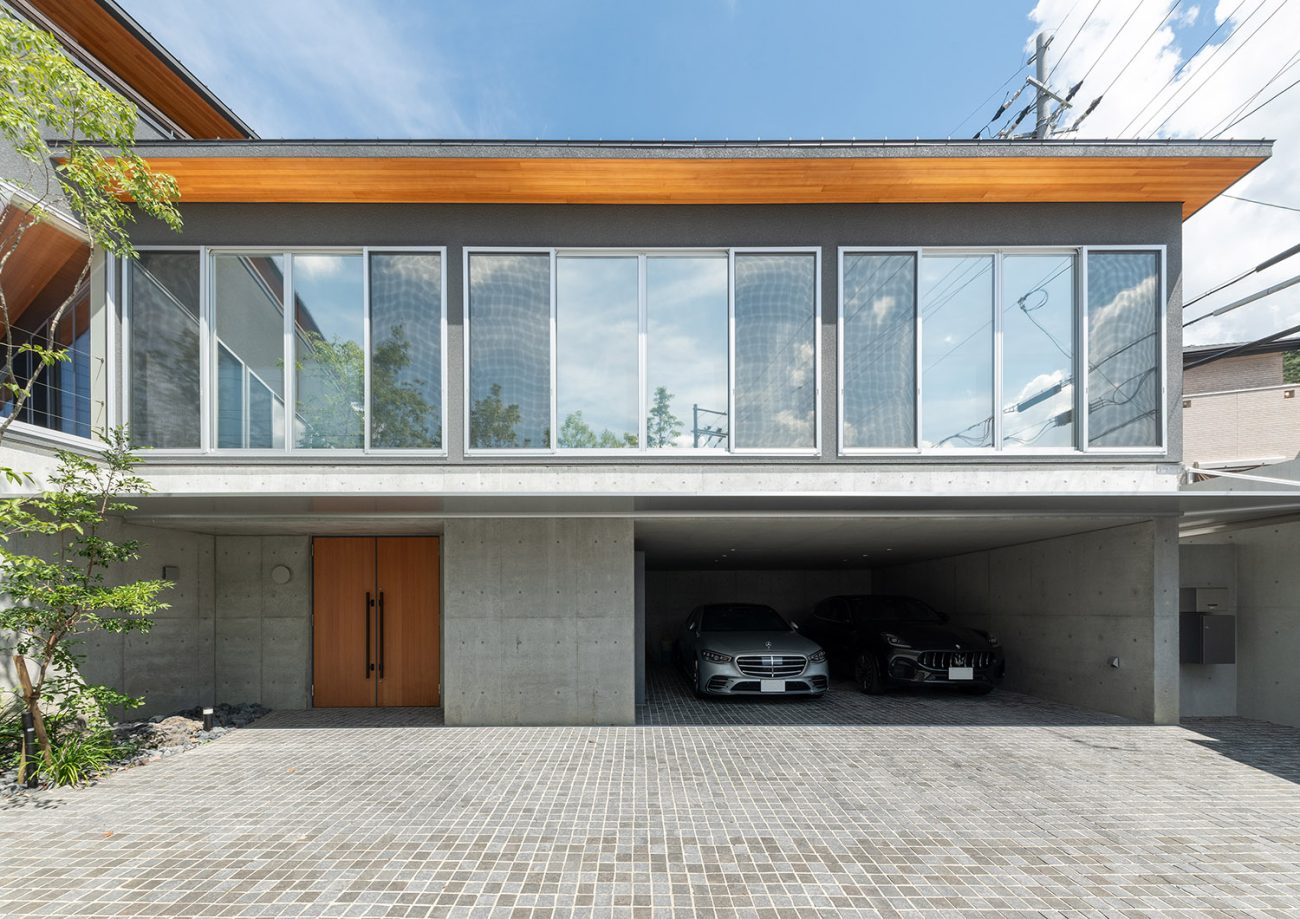 デザイン住宅建築実例_外観・注文住宅『CASE784 贅と静』の建築実例・施⼯例の写真_外観