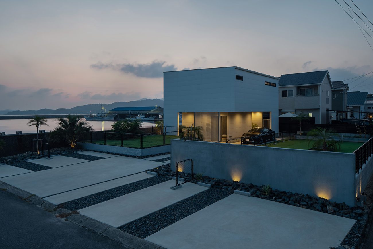 デザイン住宅建築実例_外観・注文住宅『CASE785 凪の邸』の建築実例・施⼯例の写真_外観