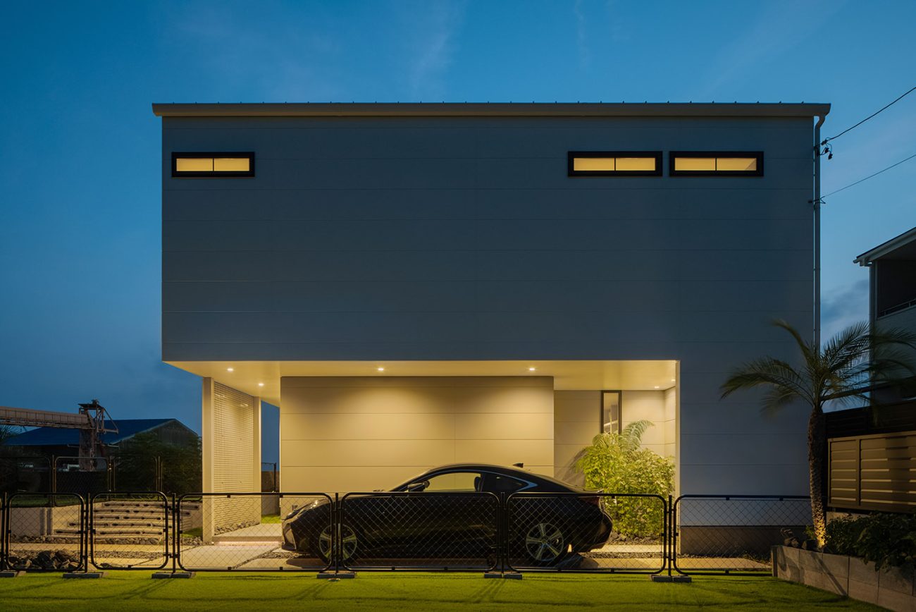 デザイン住宅建築実例_外観・注文住宅『CASE785 凪の邸』の建築実例・施⼯例の写真_外観