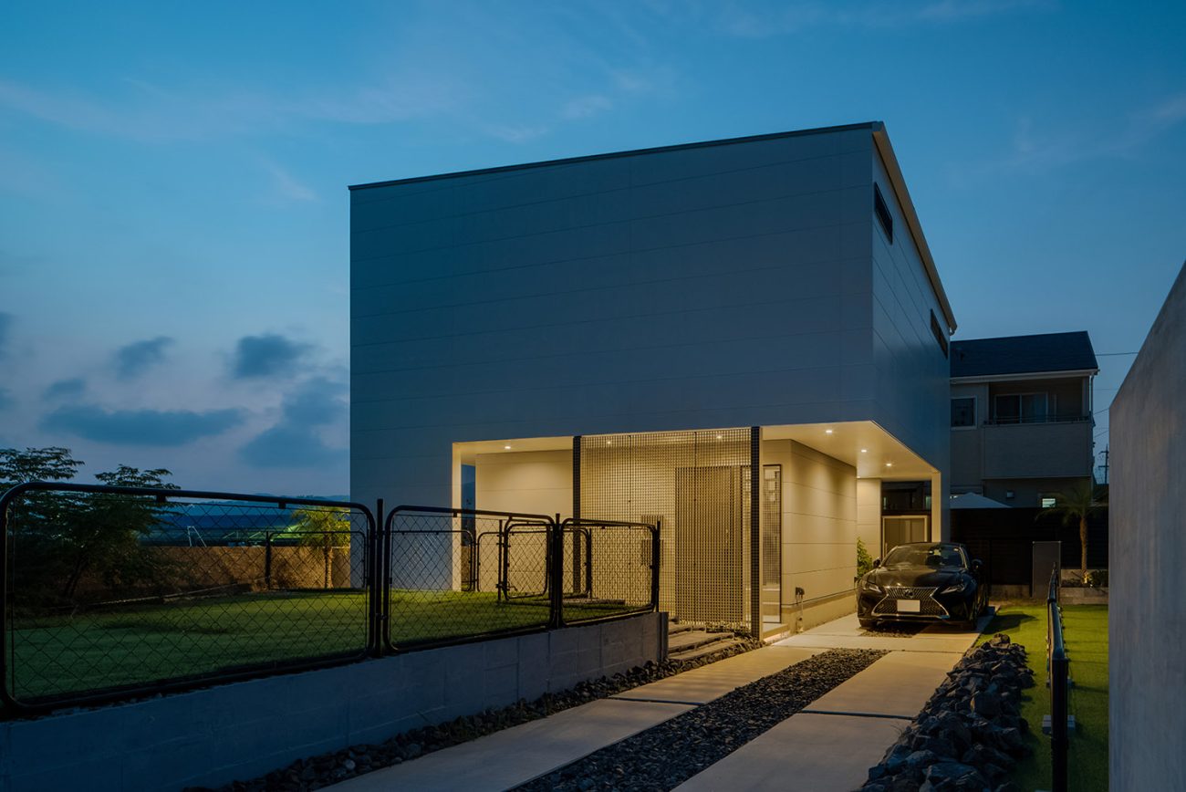 デザイン住宅建築実例_外観・注文住宅『CASE785 凪の邸』の建築実例・施⼯例の写真_外観