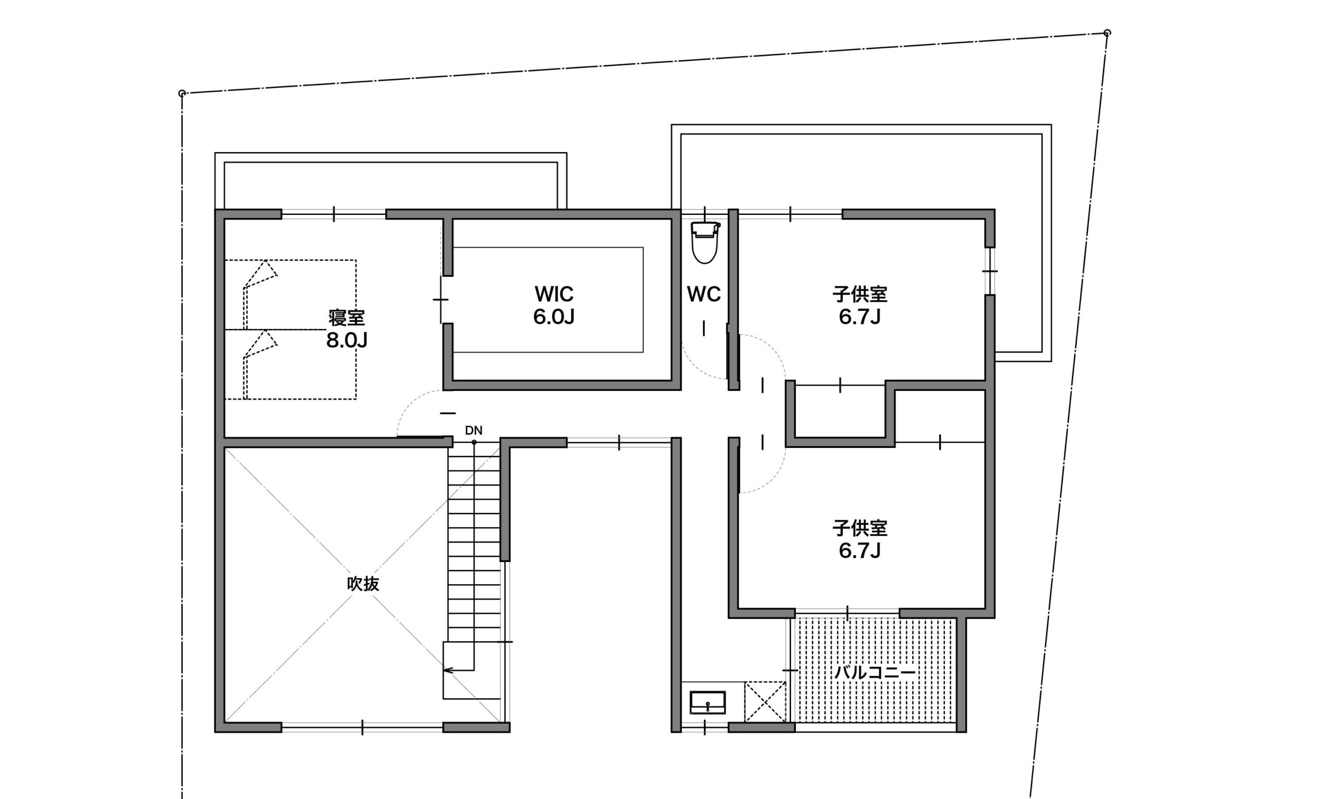 実例④【35坪~40坪】2F