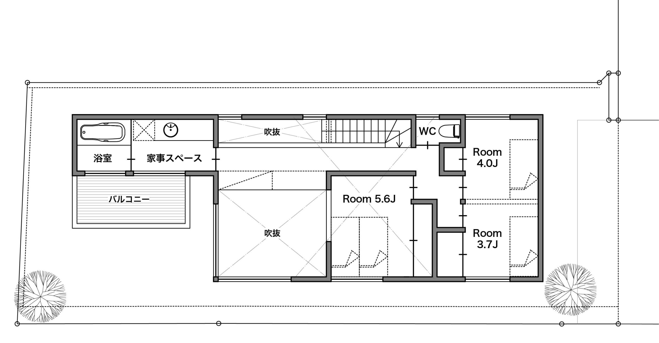 実例②【30坪~35坪】2F