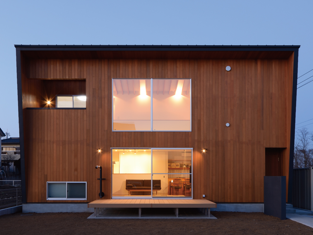 CASE414 注文住宅「木と鋼の家」の建築実例